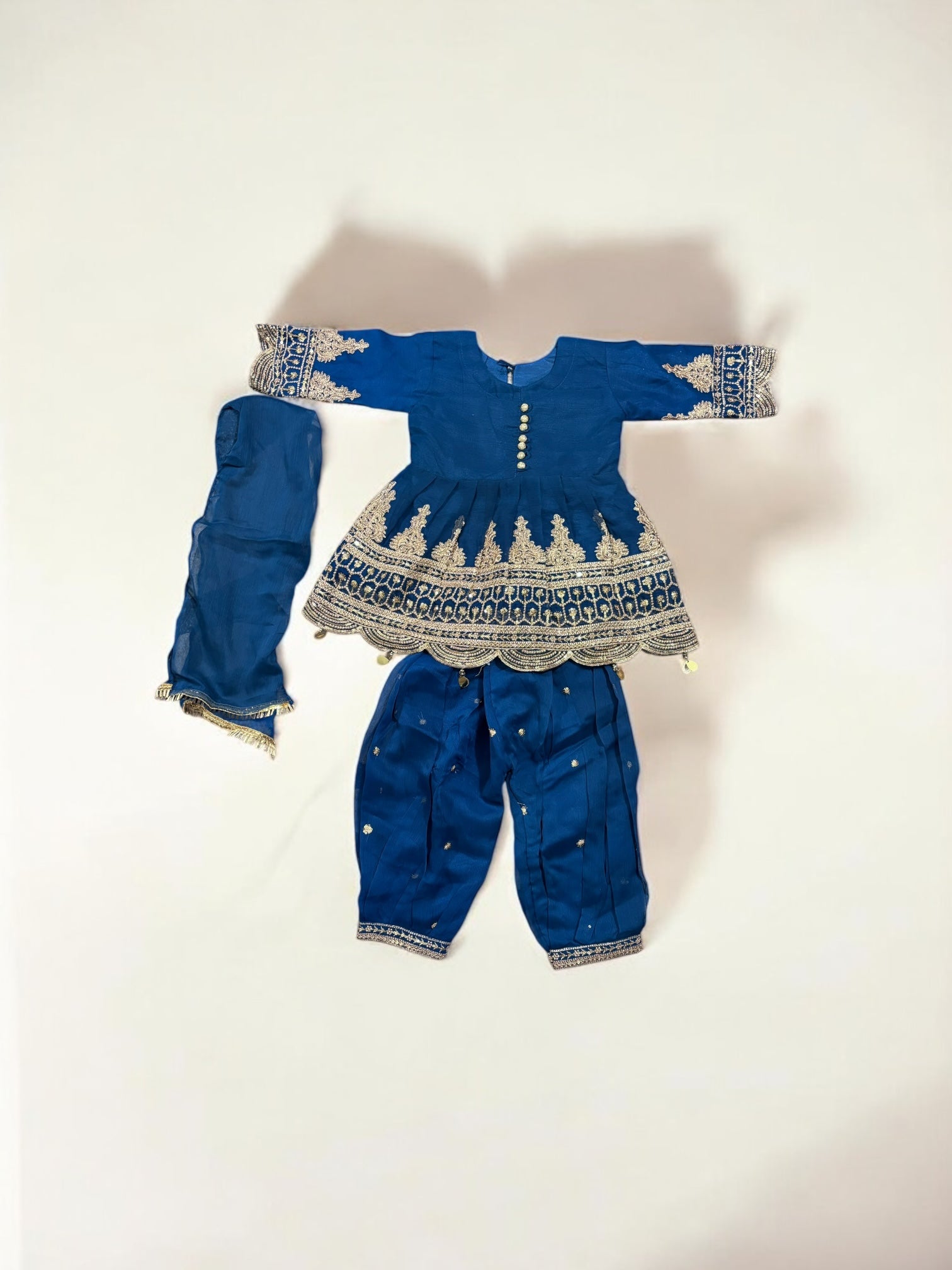 Traditional Designer Salwar Kameez for Little Girls, Elegant & Stylish Cultural Wear, 207 - Saree Ghor Charlotte
