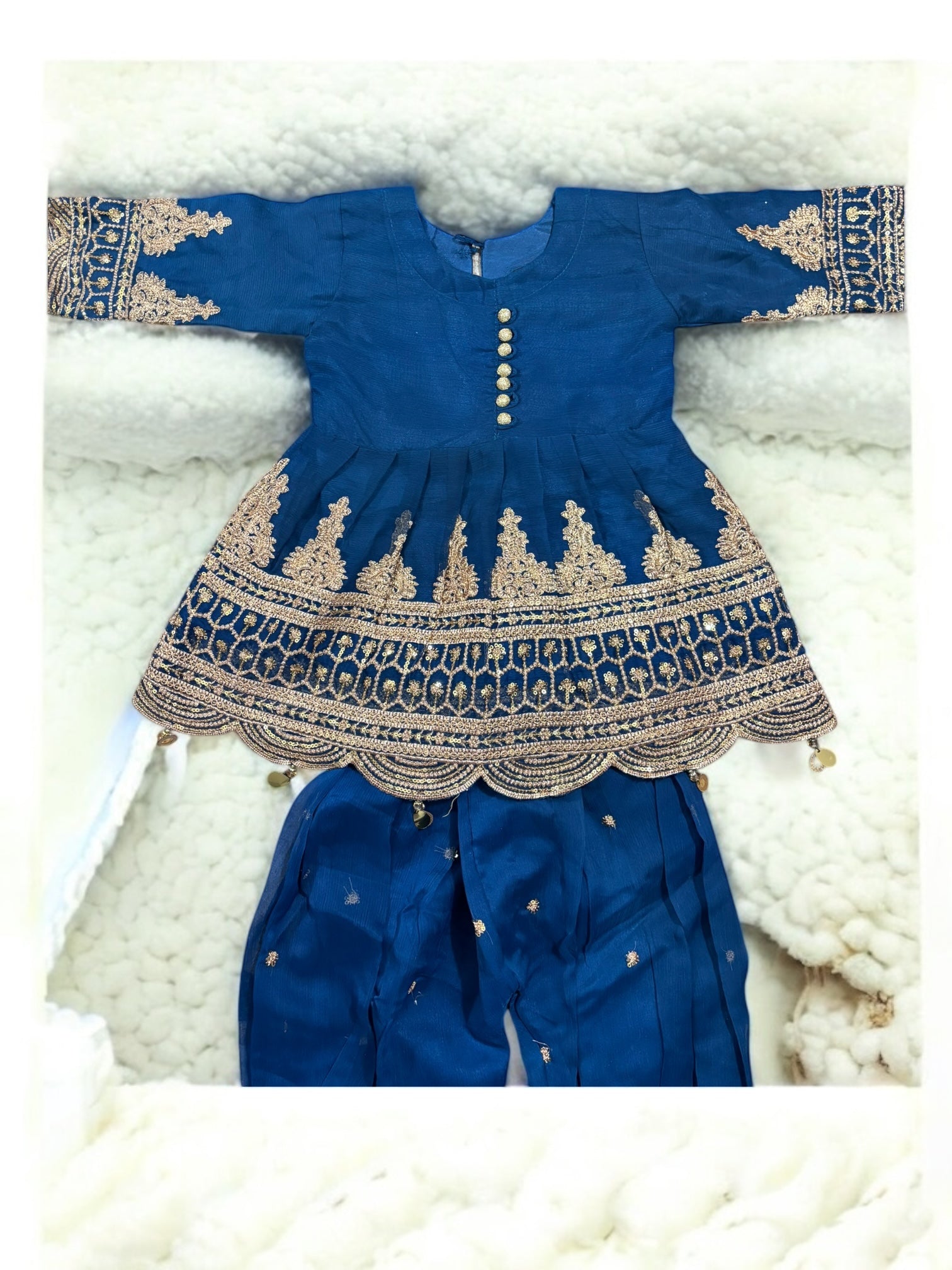 Traditional Designer Salwar Kameez for Little Girls, Elegant & Stylish Cultural Wear, 207 - Saree Ghor Charlotte