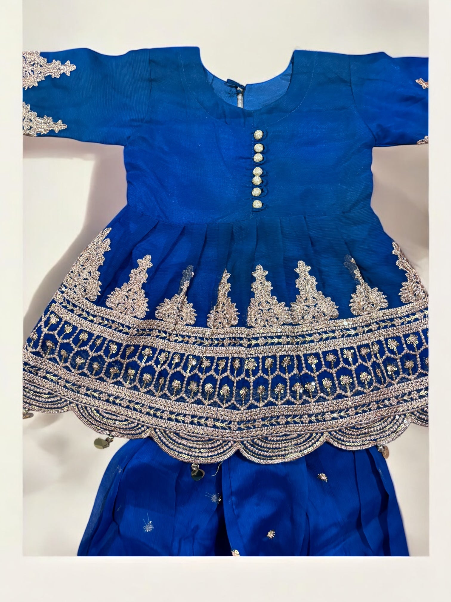 Traditional Designer Salwar Kameez for Little Girls, Elegant & Stylish Cultural Wear, 207 - Saree Ghor Charlotte