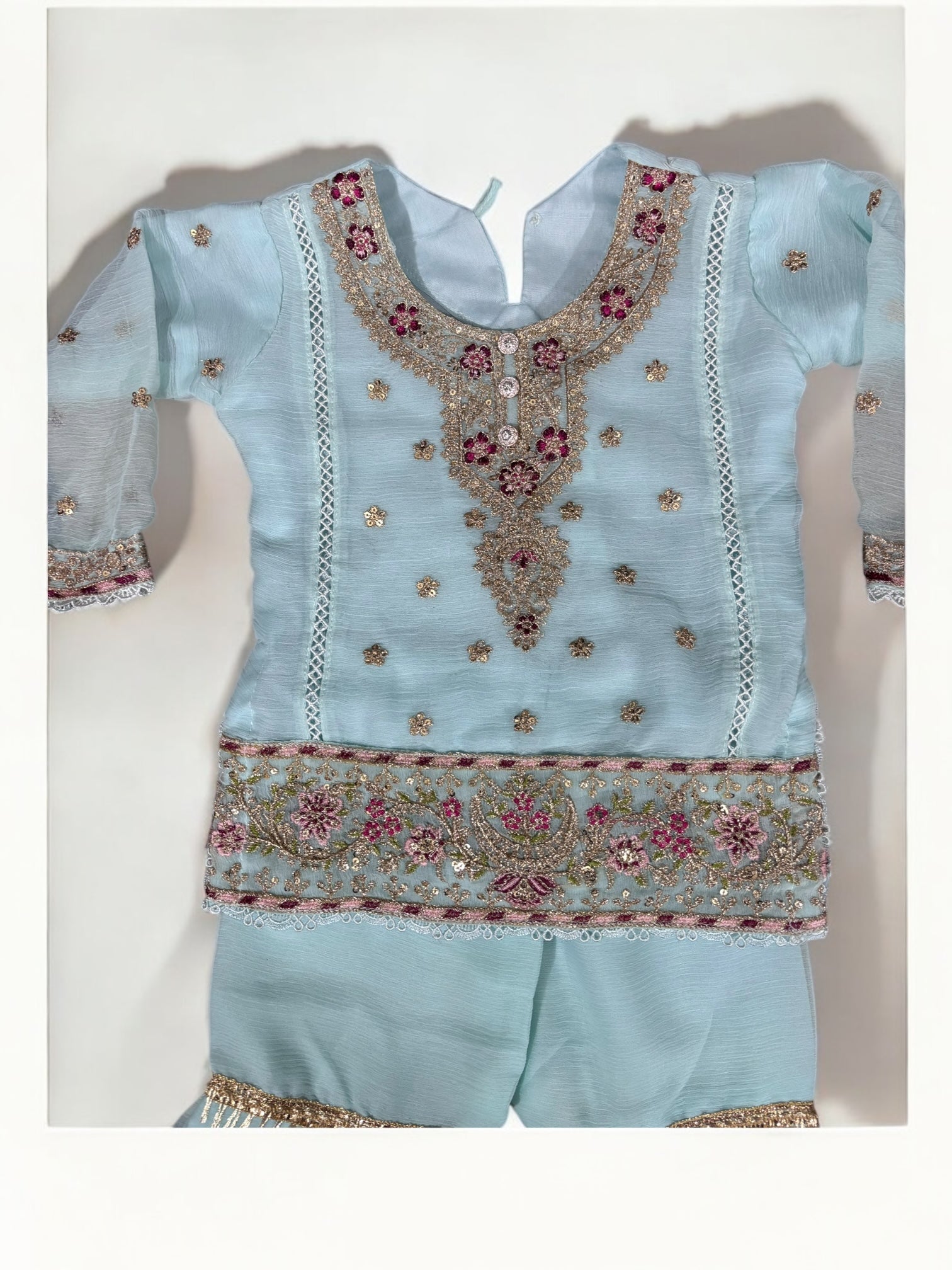Traditional Designer Salwar Kameez for Little Girls, Elegant & Stylish Cultural Wear, 209 - Saree Ghor Charlotte