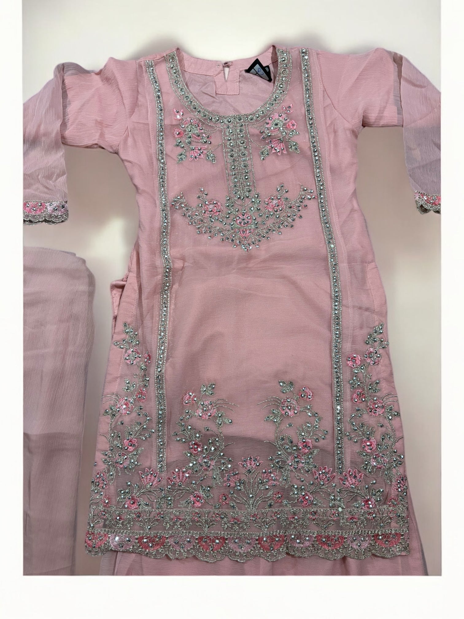 Traditional Designer Salwar Kameez for Little Girls, Elegant & Stylish Cultural Wear, 210 - Saree Ghor Charlotte