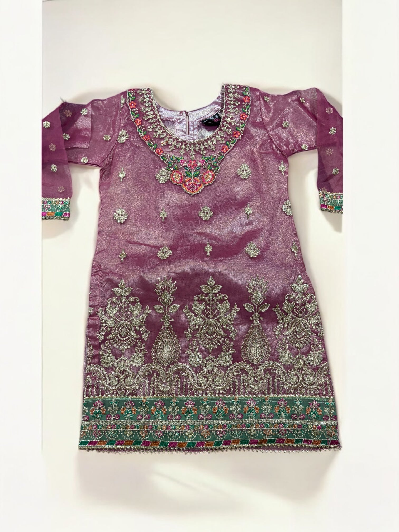 Traditional Designer Salwar Kameez for Little Girls, Elegant & Stylish Cultural Wear, 211 - Saree Ghor Charlotte