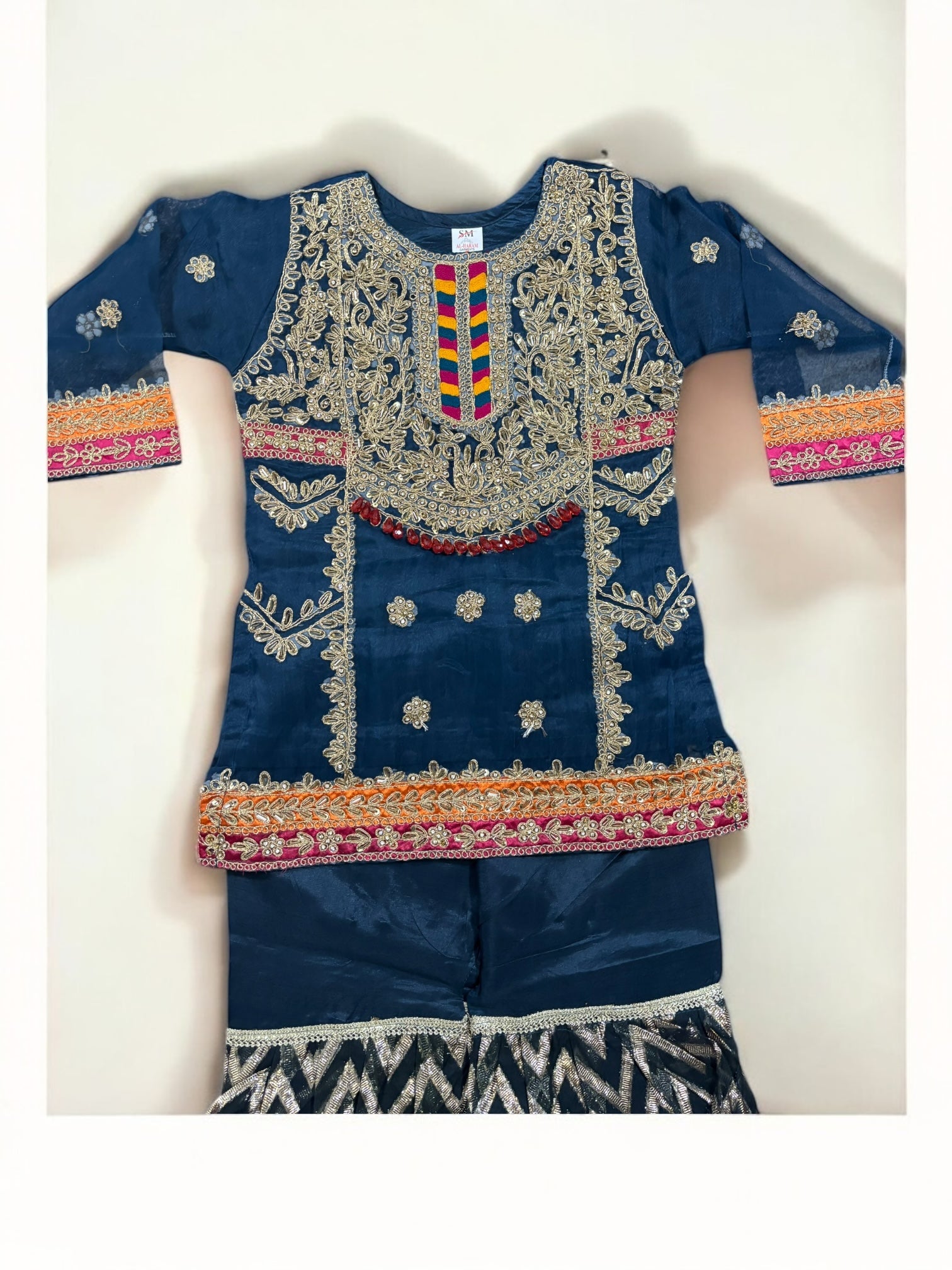 Traditional Designer Salwar Kameez for Little Girls, Elegant & Stylish Cultural Wear, 214 - Saree Ghor Charlotte