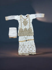 Elegant traditional designer salwar kameez for little girls, by Saree Ghor Charlotte, featuring colorful ethnic wear for ages 6-12 months.