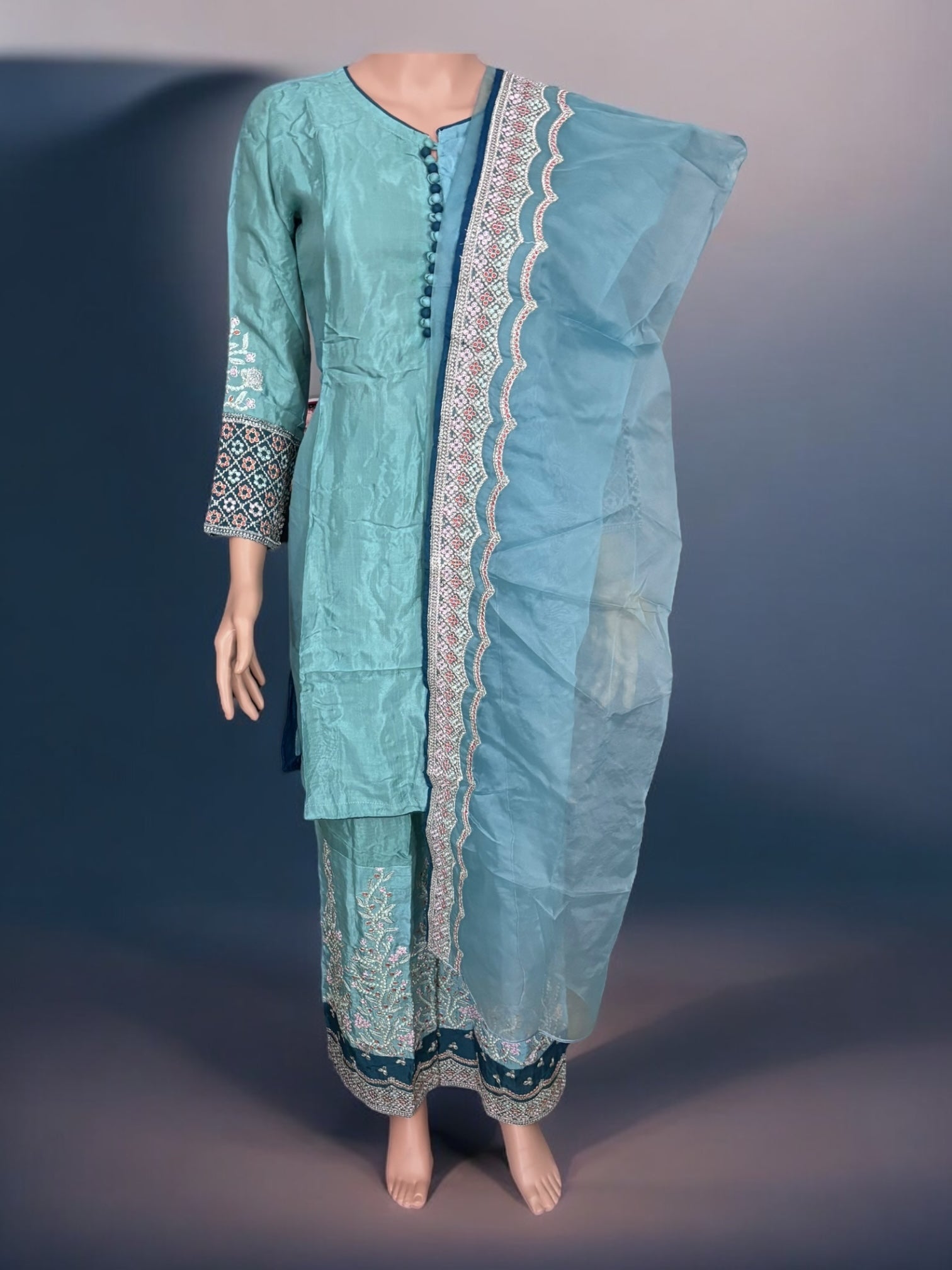 Traditional Designer Salwar Kameez for Little Girls, Elegant & Stylish Cultural Wear, 250 - Saree Ghor Charlotte