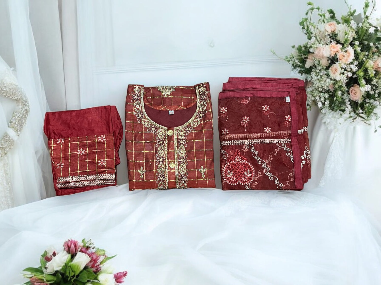 Traditional  Cotton Salwar Kameez Set for Girls - Ethnic Wear for Kids- 12 - Saree Ghor Charlotte