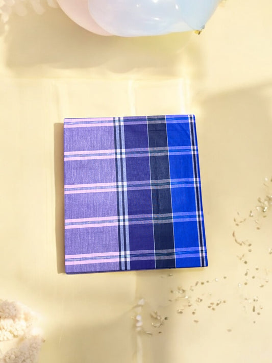 Traditional Stitched Cotton Lungi – Ethnic Wear for Men- 401 - Saree Ghor Charlotte