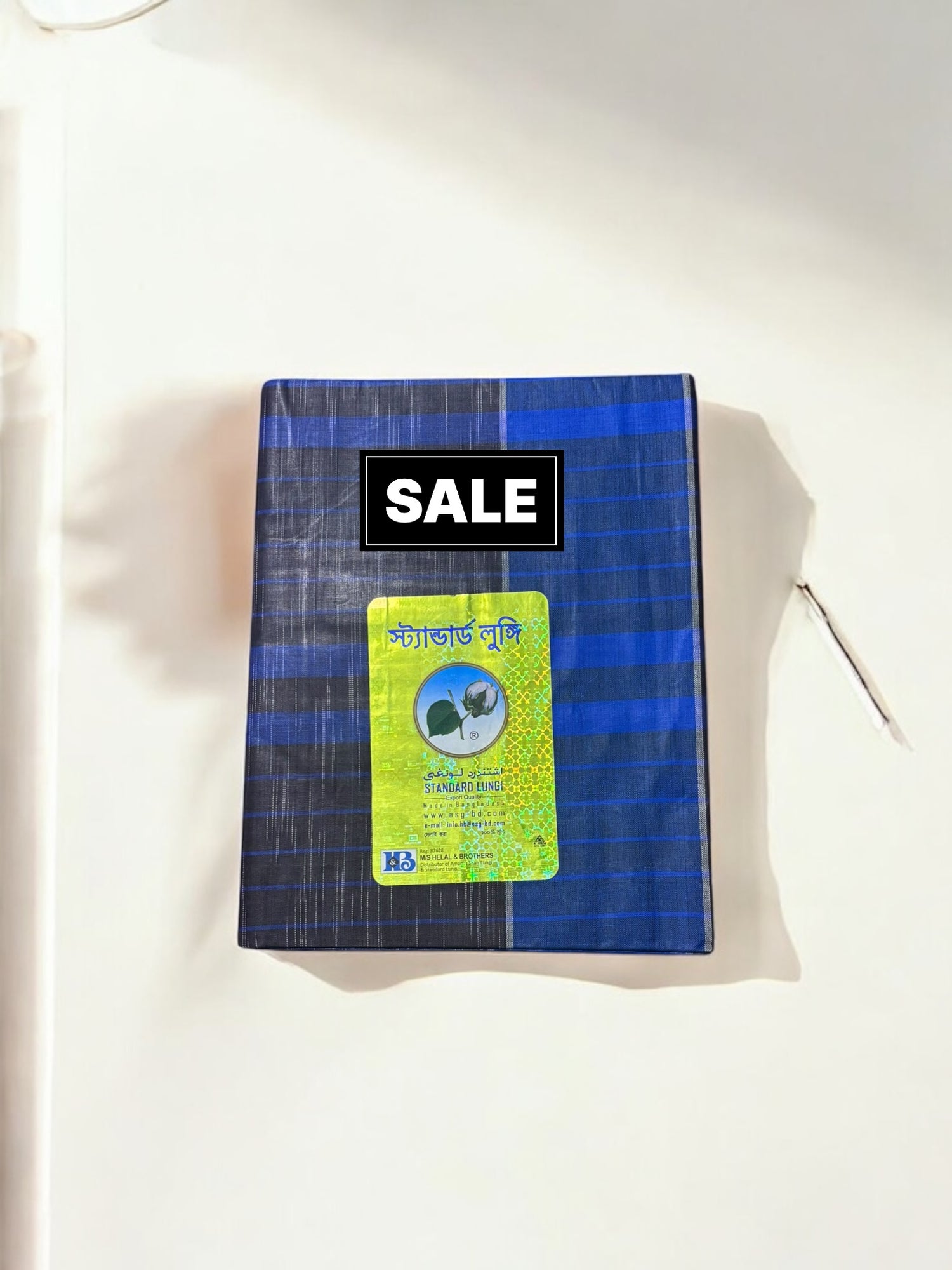 Traditional Stitched Cotton Lungi – Ethnic Wear for Men- 406 - Saree Ghor Charlotte