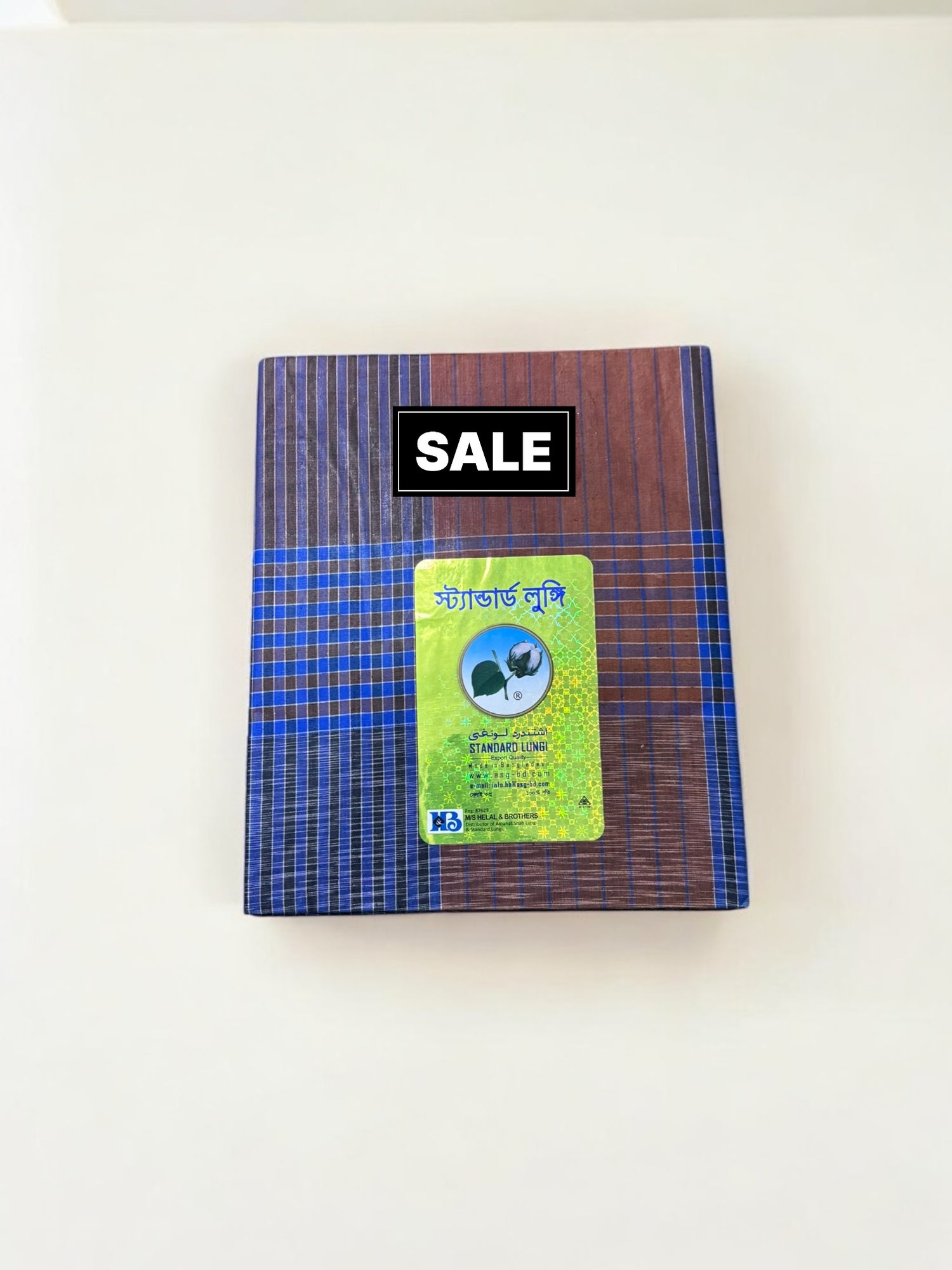 Traditional Stitched Cotton Lungi – Ethnic Wear for Men- 414 - Saree Ghor Charlotte