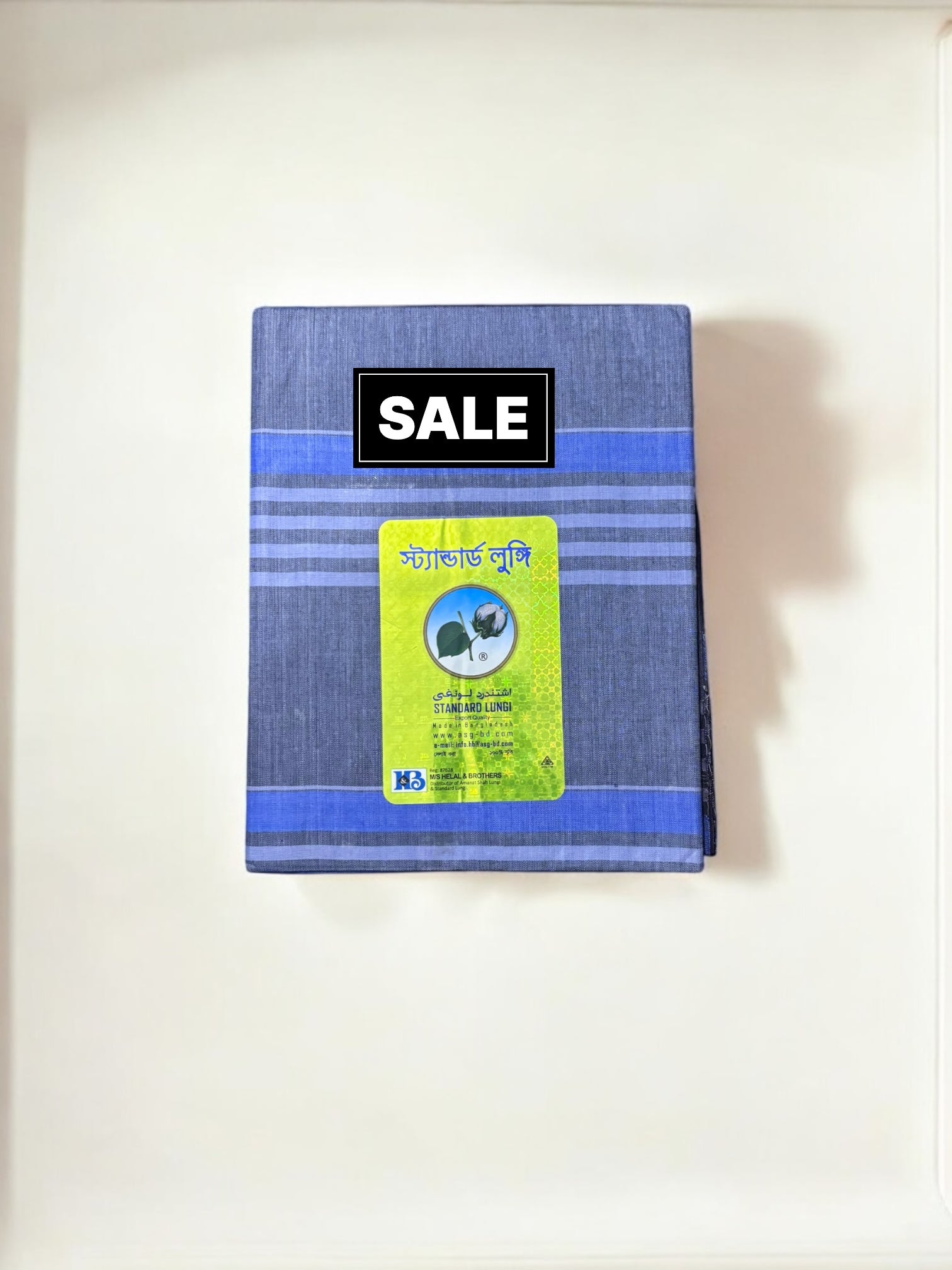 Traditional Stitched Cotton Lungi, Cultural Wear for Men, 415 - Saree Ghor Charlotte