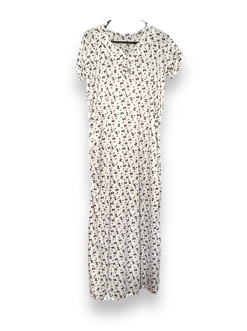 DreamLite: Ultra,Lightweight Maxi Nighty for Effortless Comfort - Saree Ghor Charlotte