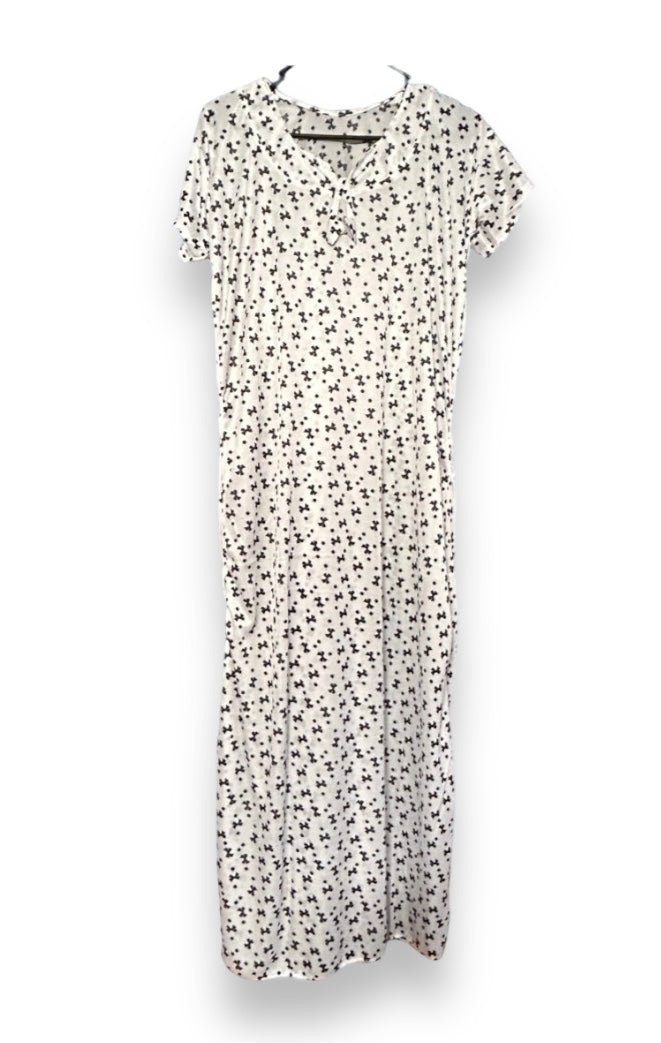 DreamLite: Ultra,Lightweight Maxi Nighty for Effortless Comfort - Saree Ghor Charlotte