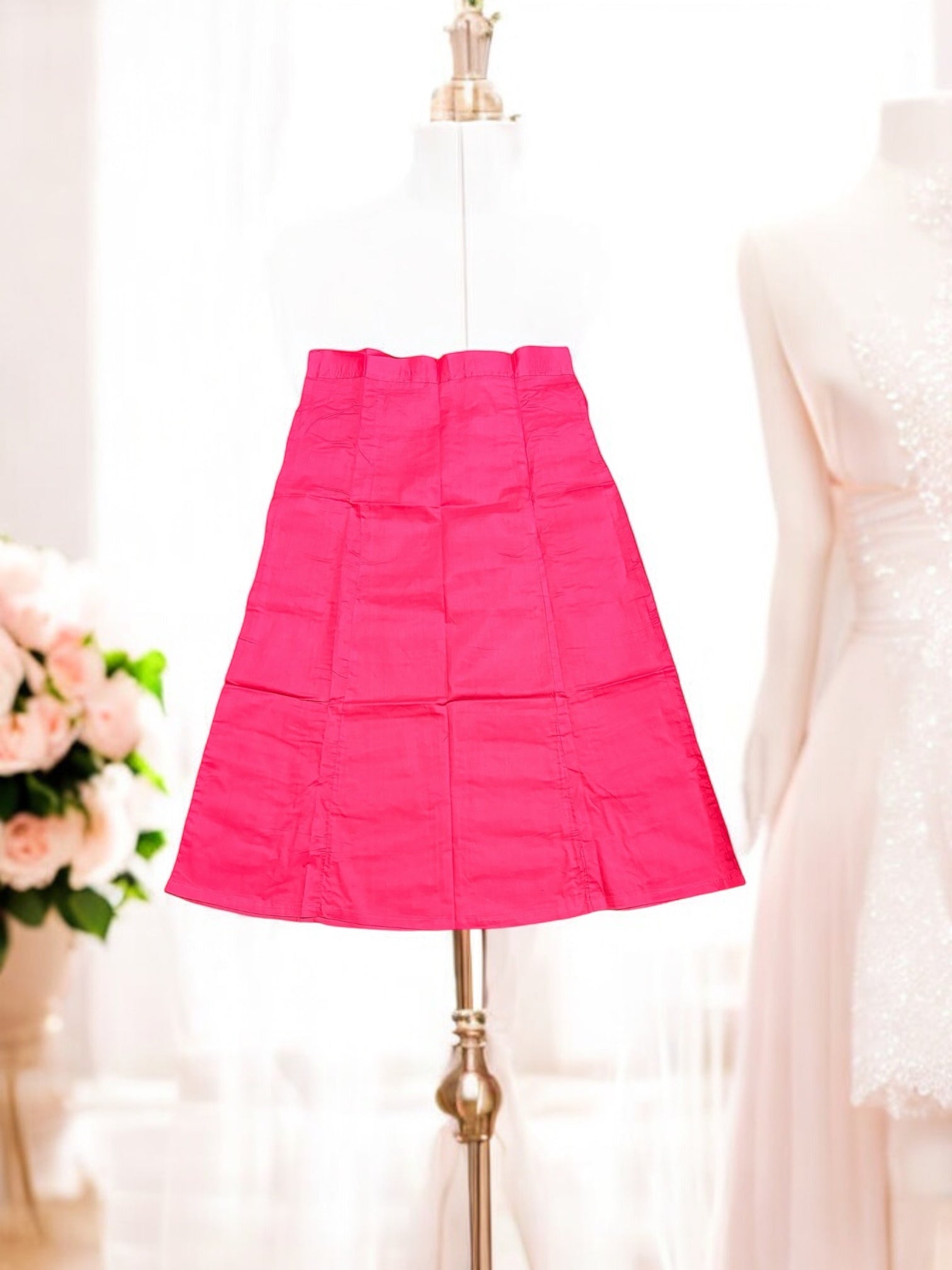Petticoat for Saree, Soft, Comfortable & Perfect Fit Underskirt, Cultural Wear for Women, 204 - Saree Ghor Charlotte