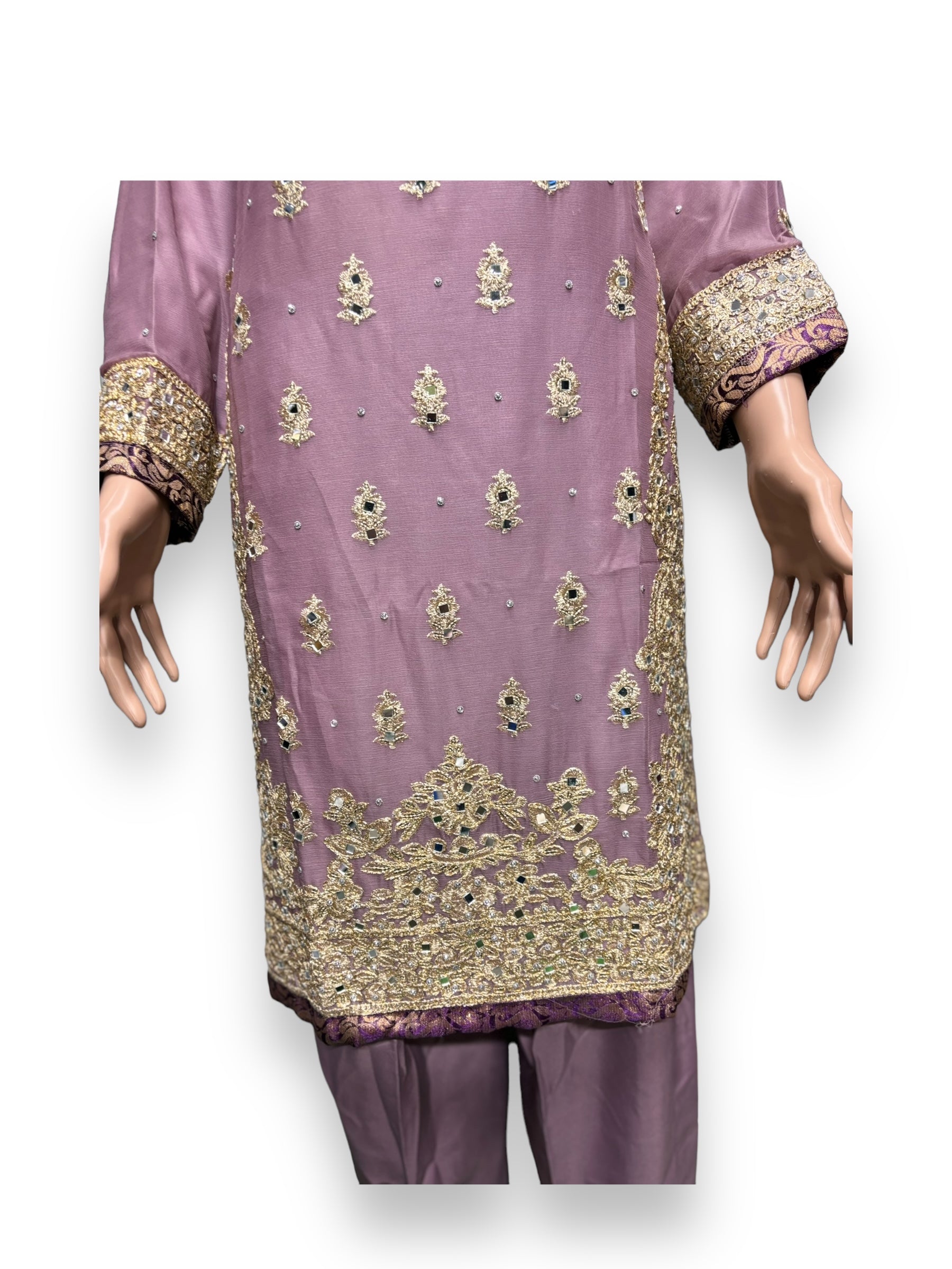Designer Saree Ghor Charlotte party wear Salwar Kameez set for women, showcasing elegant ethnic attire with intricate design details.