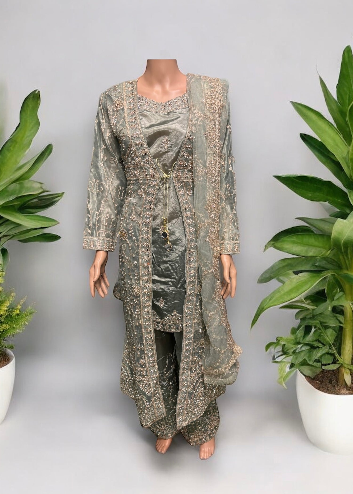 Designer Party Wear Salwar Kameez Set -Ethnic Wear for Women- 203 - Saree Ghor Charlotte