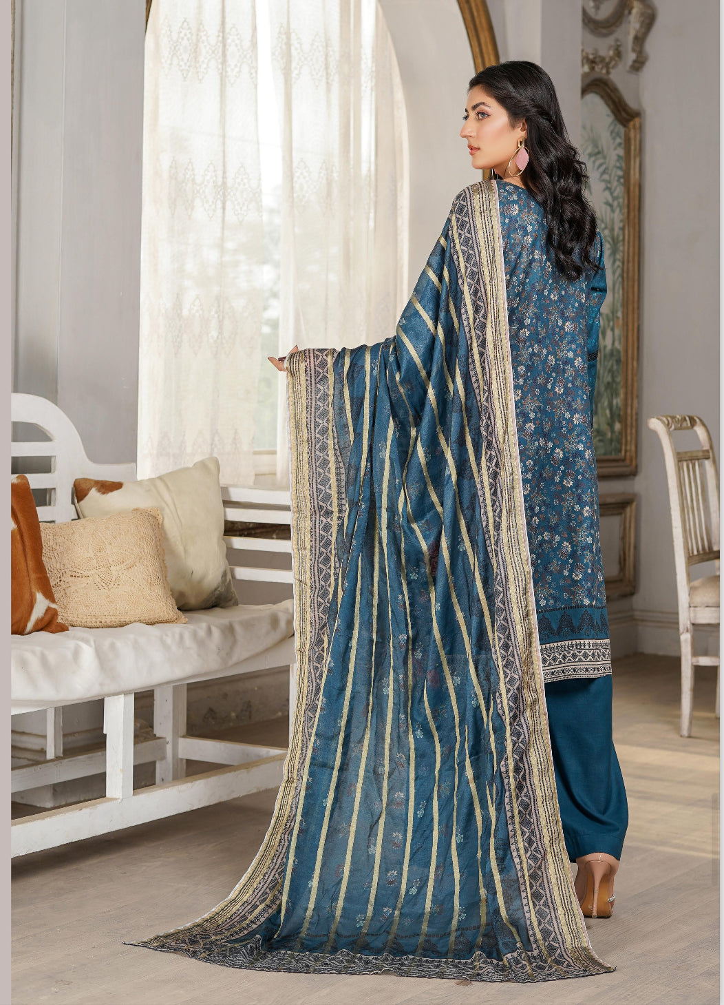 Munira Designer traditional salwar kameez set by Saree Ghor Charlotte, ethnic wear for women with intricate patterns and vibrant colors.