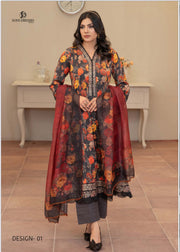 Pakistani Salwar Kameez suit by Saree Ghor Charlotte featuring traditional ethnic wear for women, with intricate design and vibrant colors.