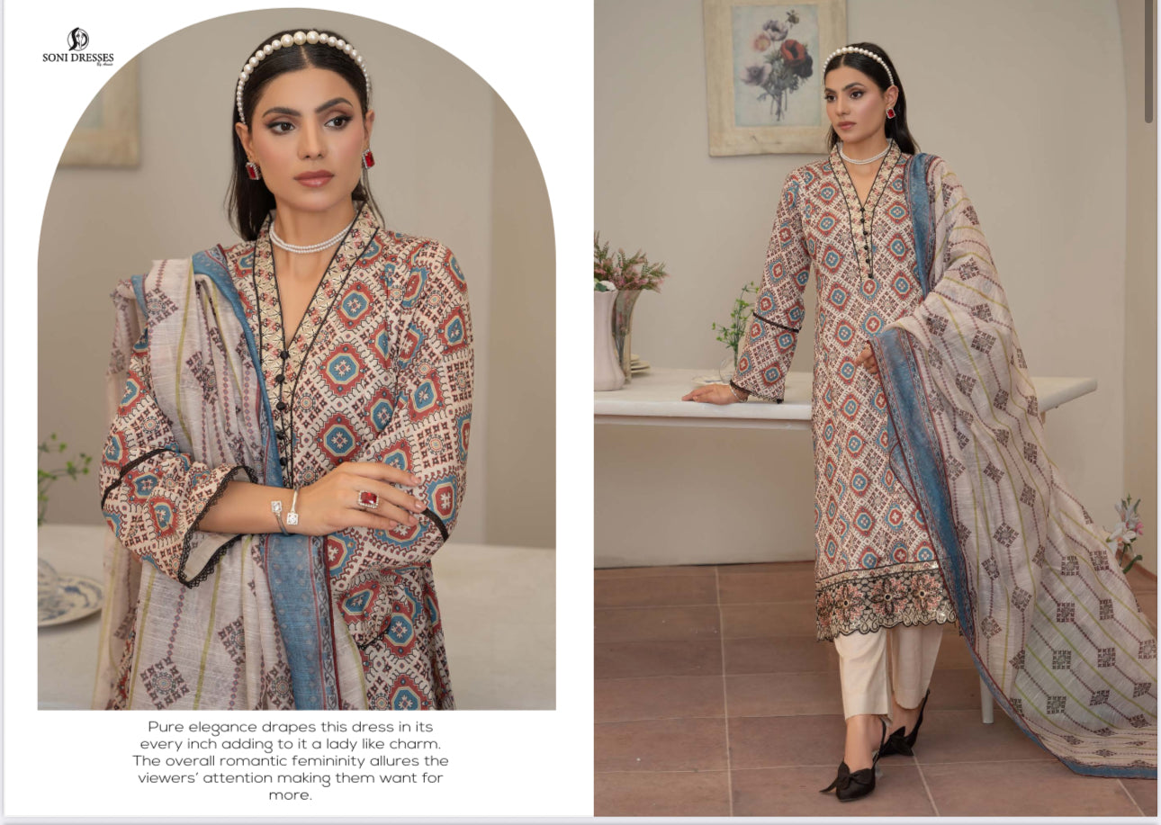 Pakistani Salwar Kameez suit by Saree Ghor Charlotte featuring traditional ethnic wear for women with intricate design details.