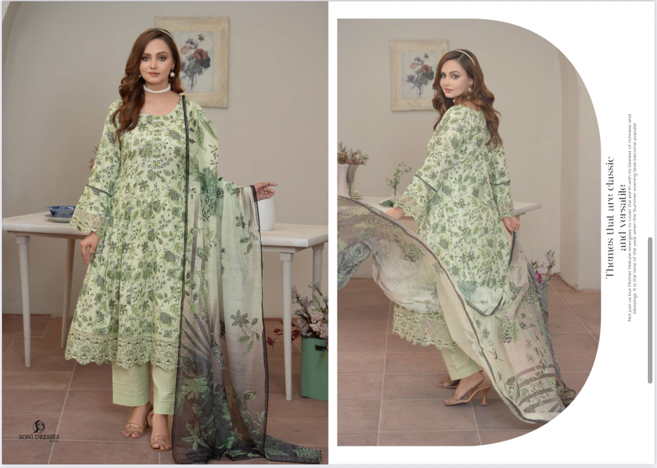 Pakistani Salwar Kameez suit by Saree Ghor Charlotte with intricate embroidery, traditional ethnic wear for women.