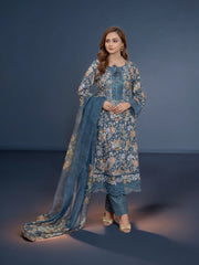 Pakistani Salwar Kameez suit by Saree Ghor Charlotte featuring vibrant ethnic wear for women, with intricate patterns and traditional style.