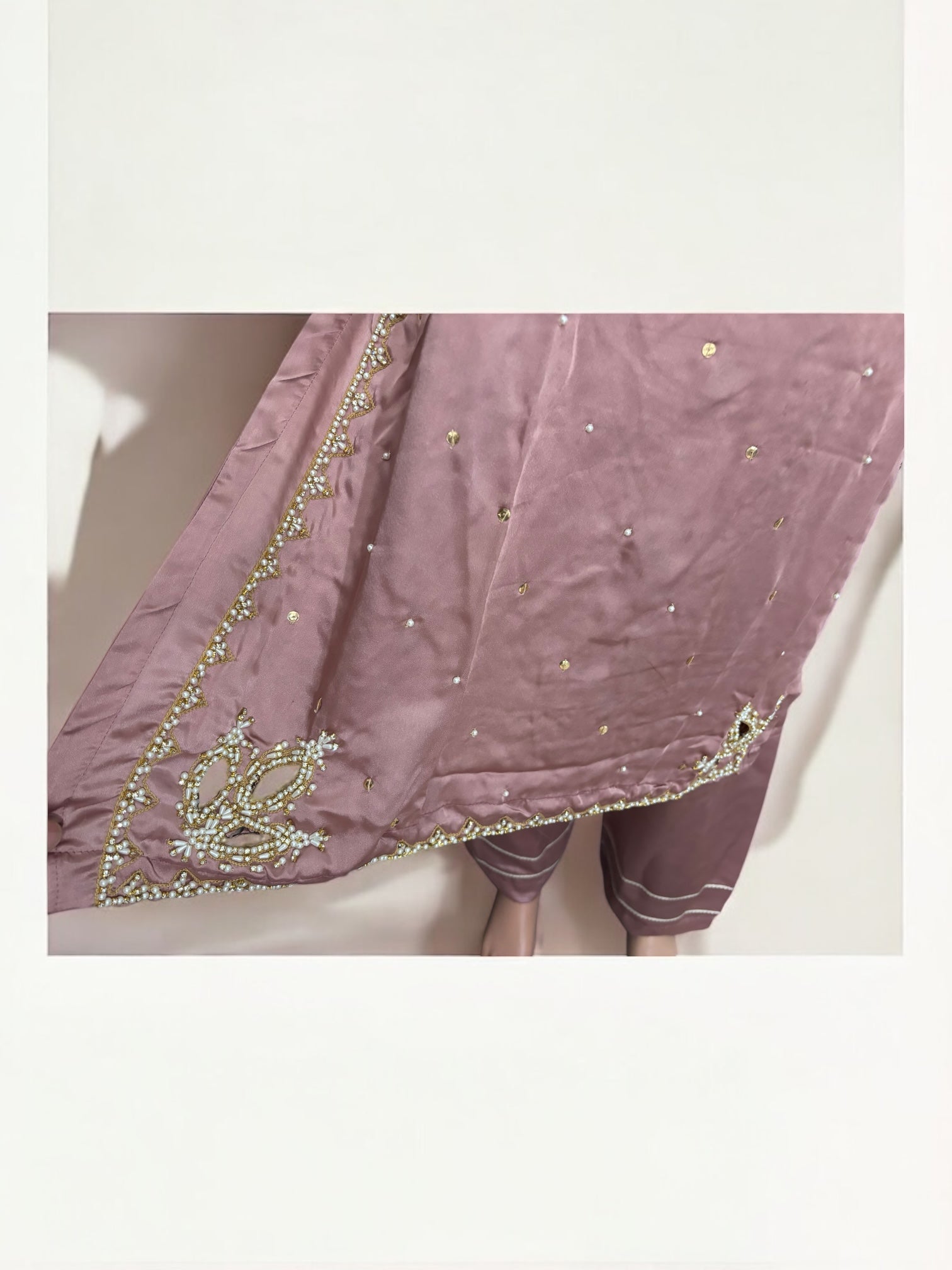 Pink traditional designer Salwar Kameez suit by Saree Ghor Charlotte with intricate embroidery, ethnic wear for women.