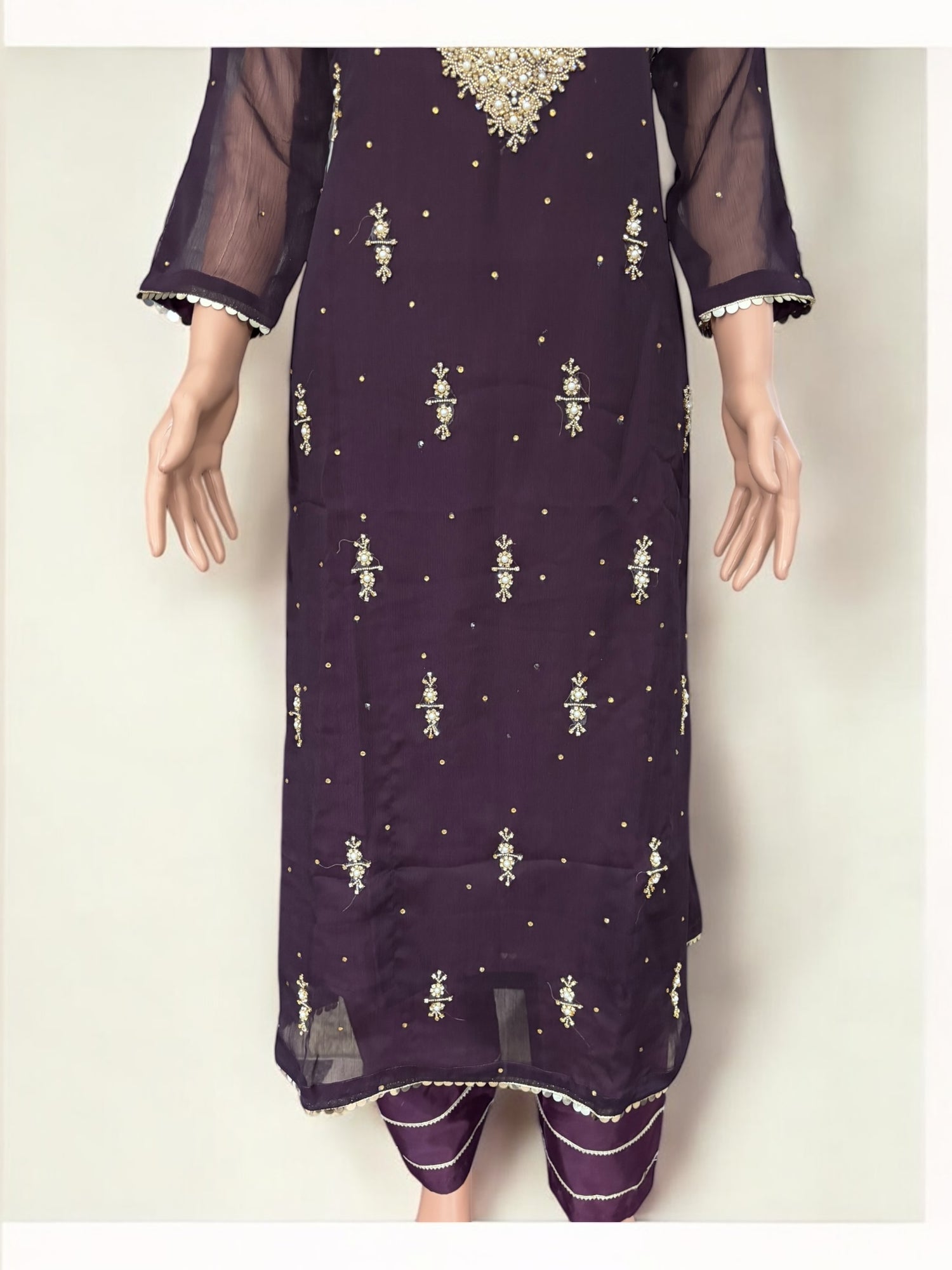 Purple - Traditional Designer Salwar Kameez Suit- Ethnic Wear for Women - 235 - Saree Ghor Charlotte