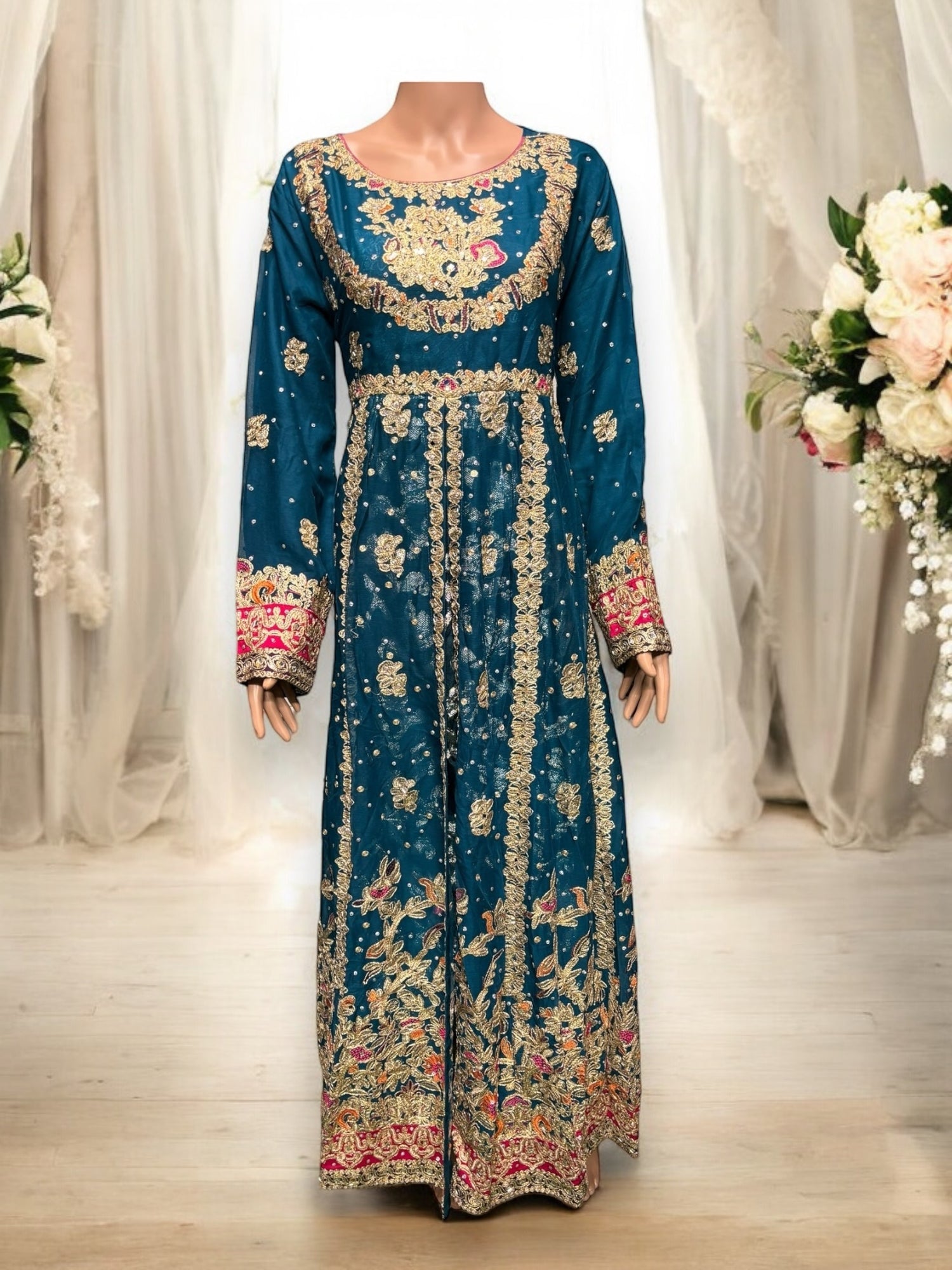 Traditional Designer Maxi Gown-Ethnic Wear for Women - 205 - Saree Ghor Charlotte