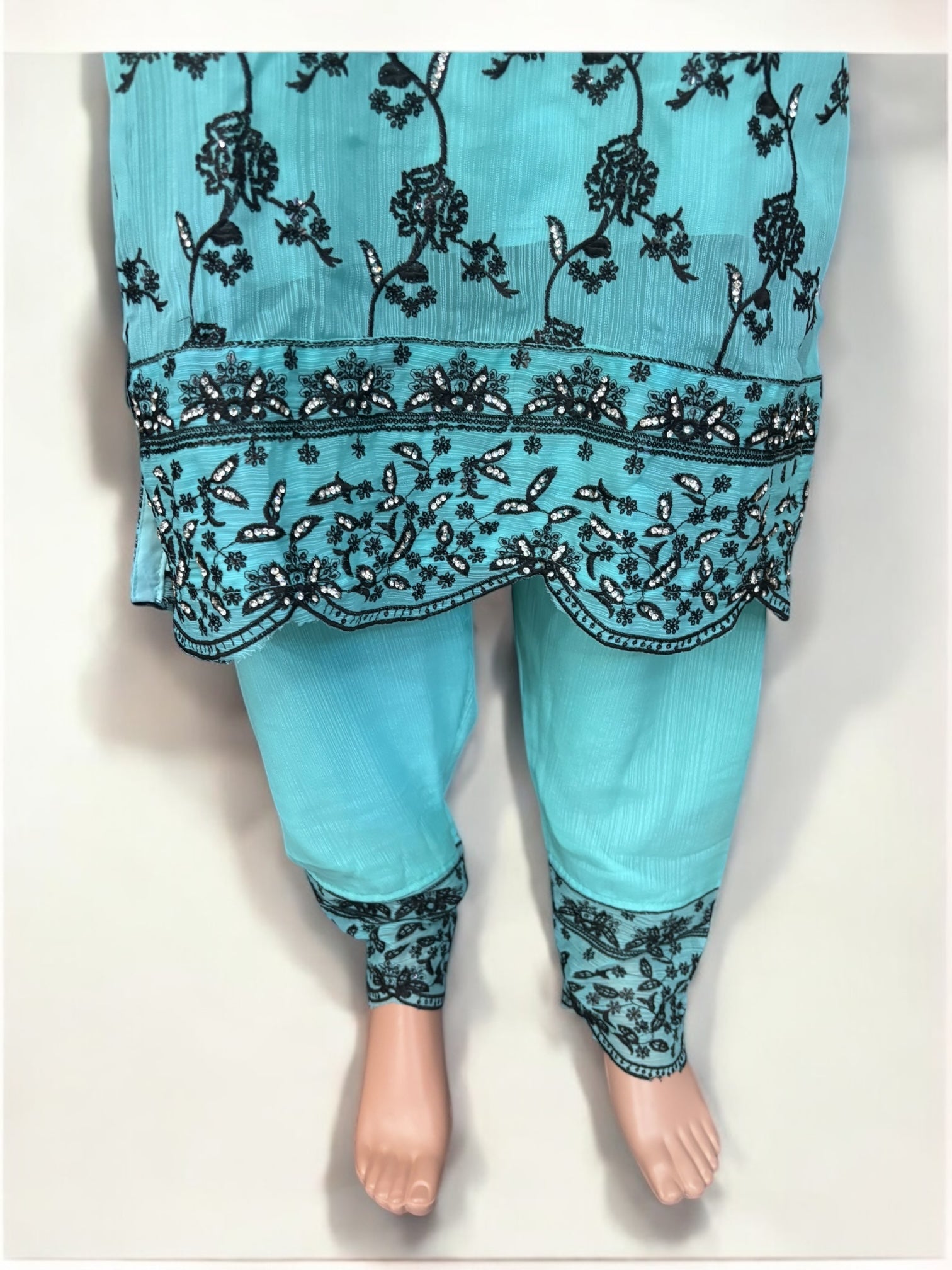 Traditional Saree Ghor Charlotte designer Salwar Kameez suit for women, featuring intricate ethnic embroidery and vibrant fabric.