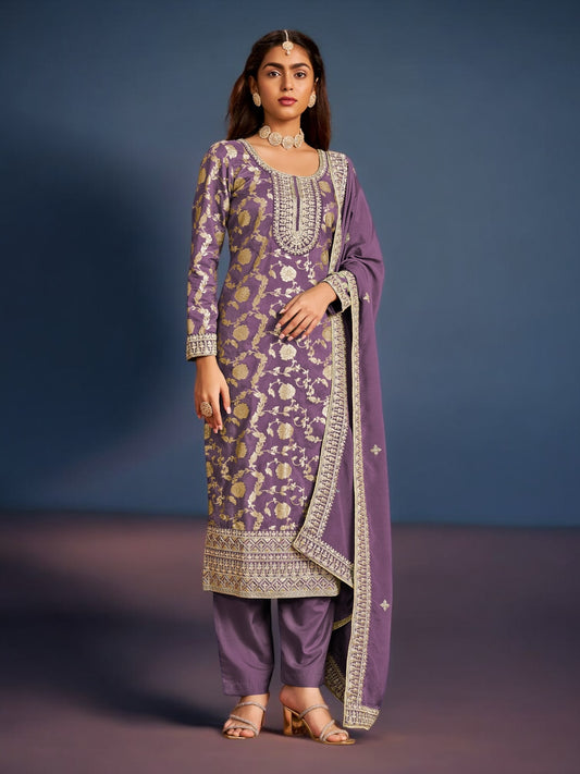 Traditional Designer Salwar Kameez Suit - Ethnic Wear for Women - 221 - Saree Ghor Charlotte