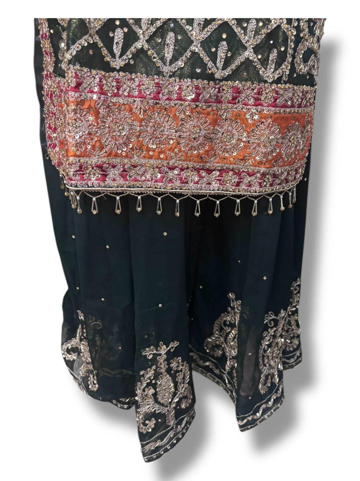 Traditional Designer Sharara Salwar Kameez Set – Ethnic Wear for Women-02 - Saree Ghor Charlotte