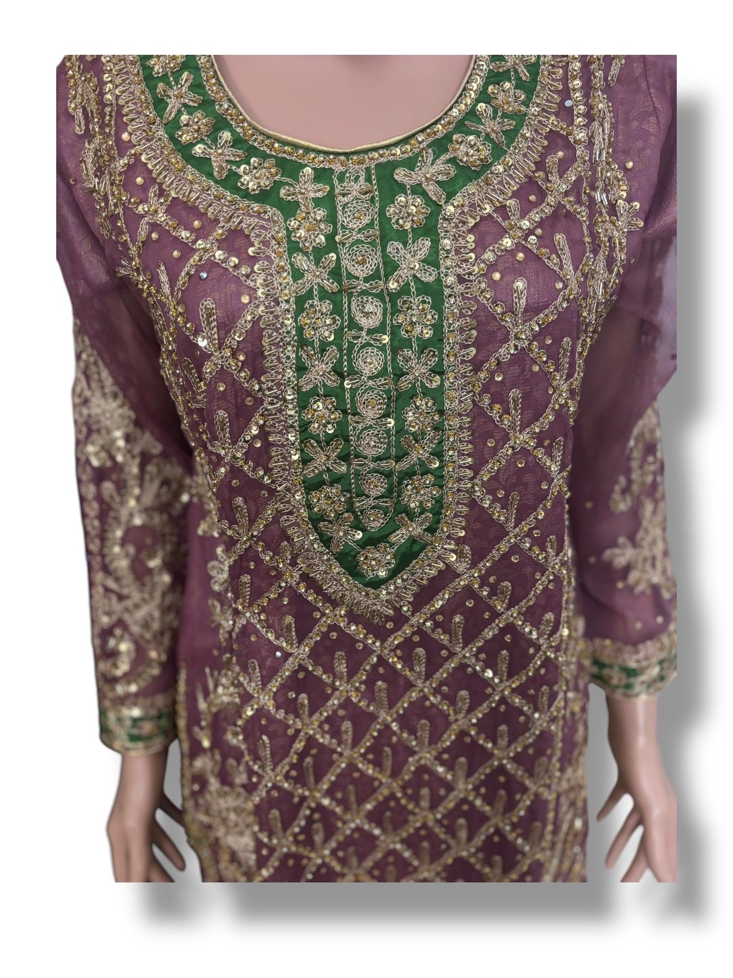 Traditional Designer Sharara Salwar Kameez Set – Ethnic Wear for Women-03 - Saree Ghor Charlotte