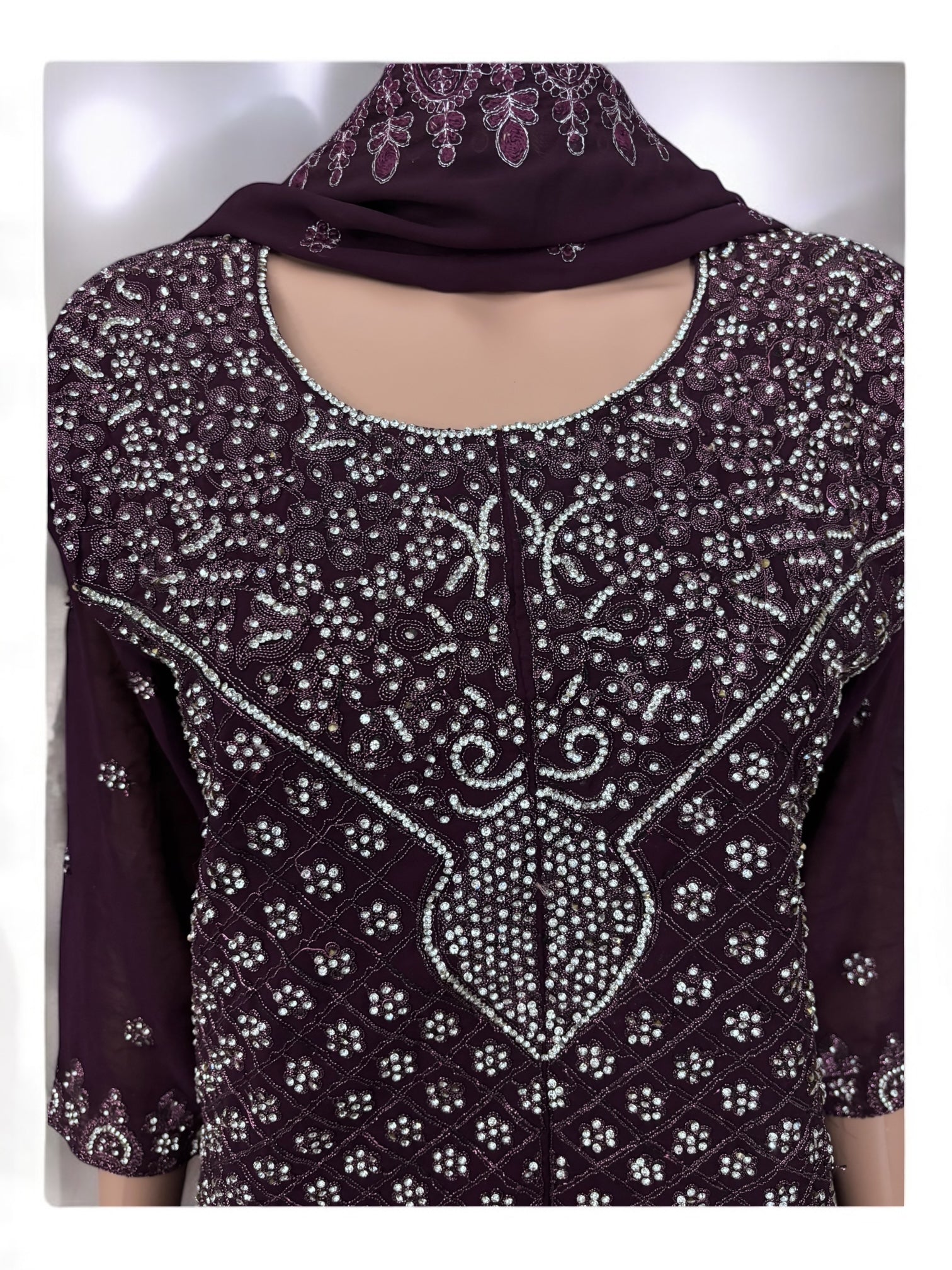 Traditional Saree Ghor Charlotte Sharara Salwar Kameez suit, ethnic wear with intricate embroidery and vibrant colors.