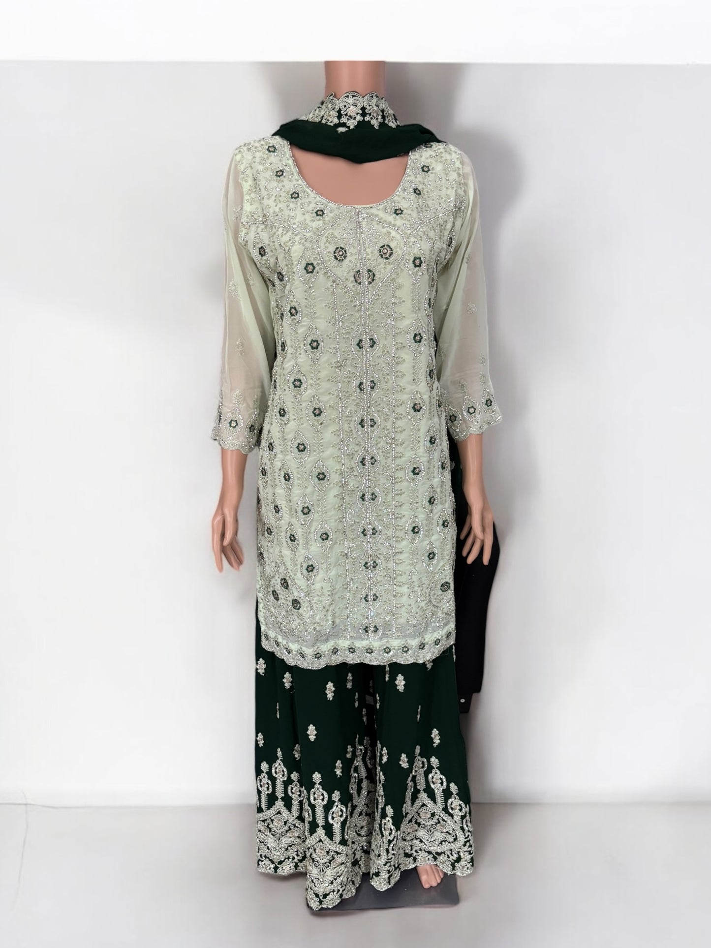 Traditional Designer Sharara Salwar Kameez Suit - Ethnic Wear for Women - 208 - Saree Ghor Charlotte