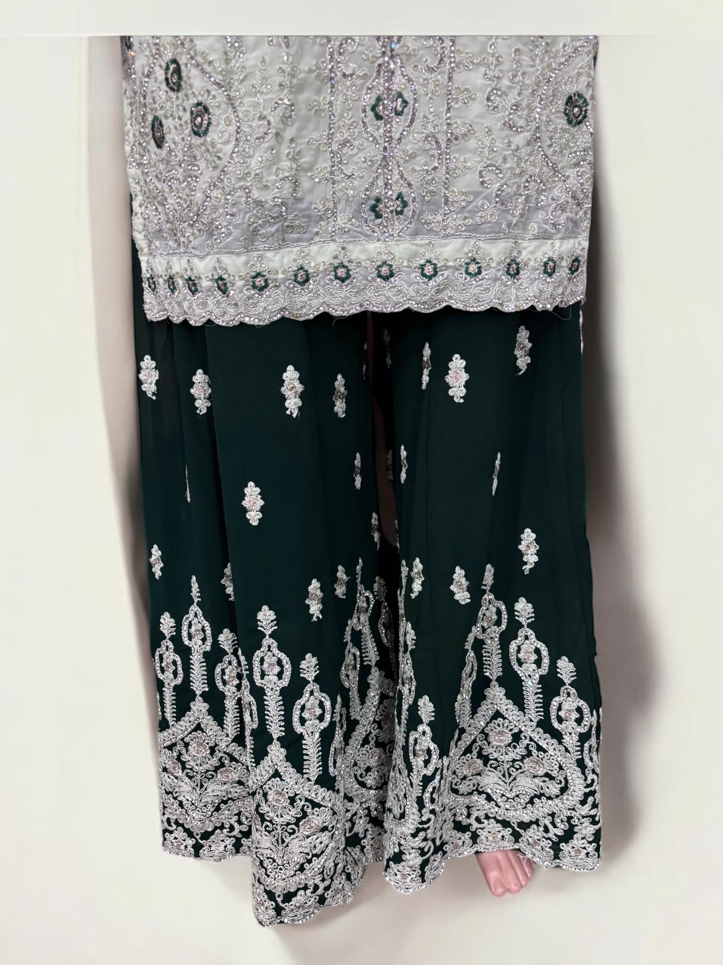Traditional Designer Sharara Salwar Kameez Suit - Ethnic Wear for Women - 208 - Saree Ghor Charlotte