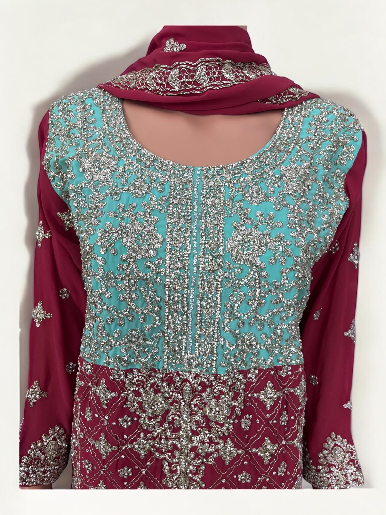 Traditional Designer Sharara Salwar Kameez Suit in Lehenga Style - Ethnic Wear for Women - 211 - Saree Ghor Charlotte