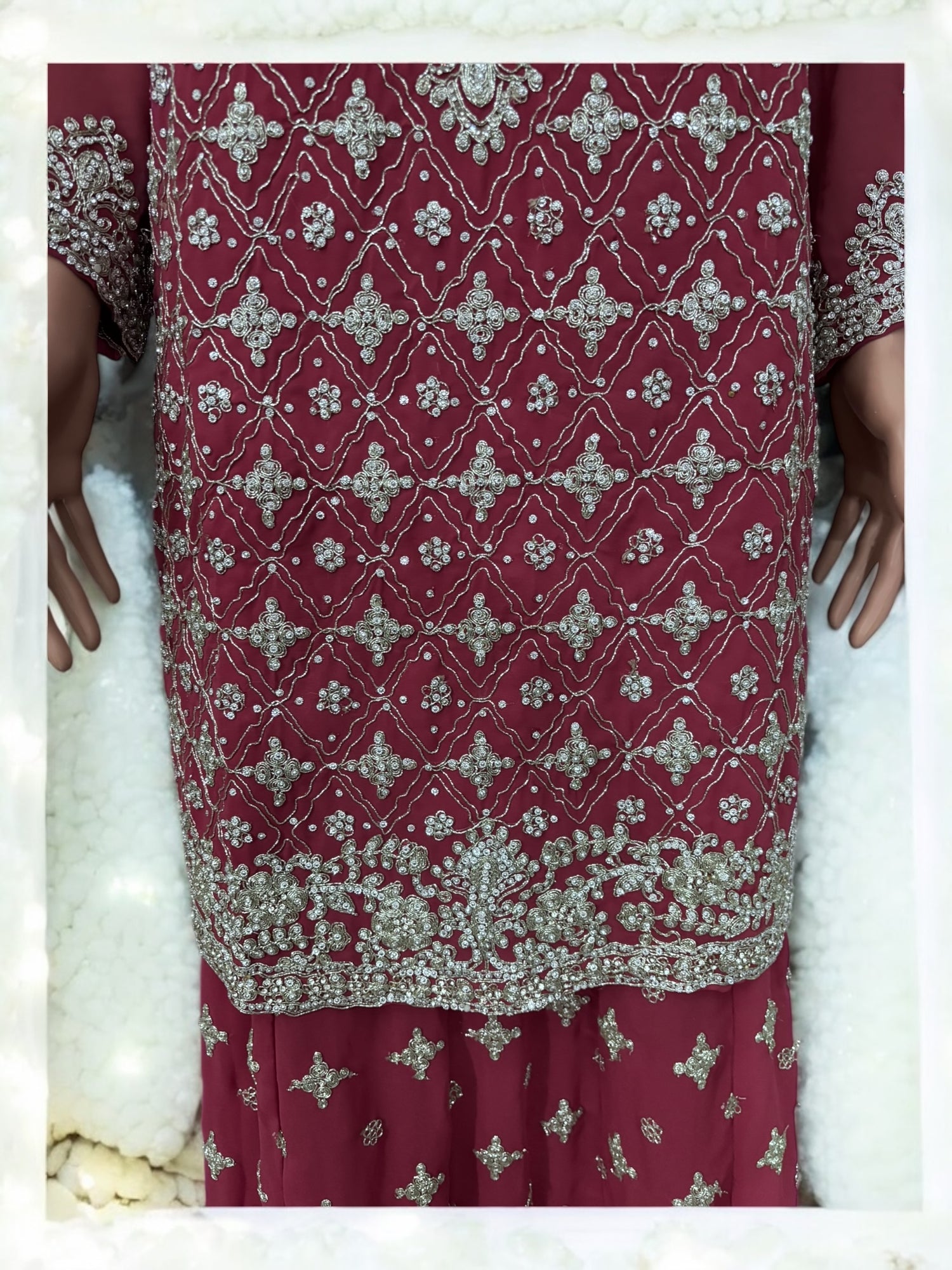 Traditional Designer Sharara Salwar Kameez Suit in Lehenga Style - Ethnic Wear for Women - 211 - Saree Ghor Charlotte