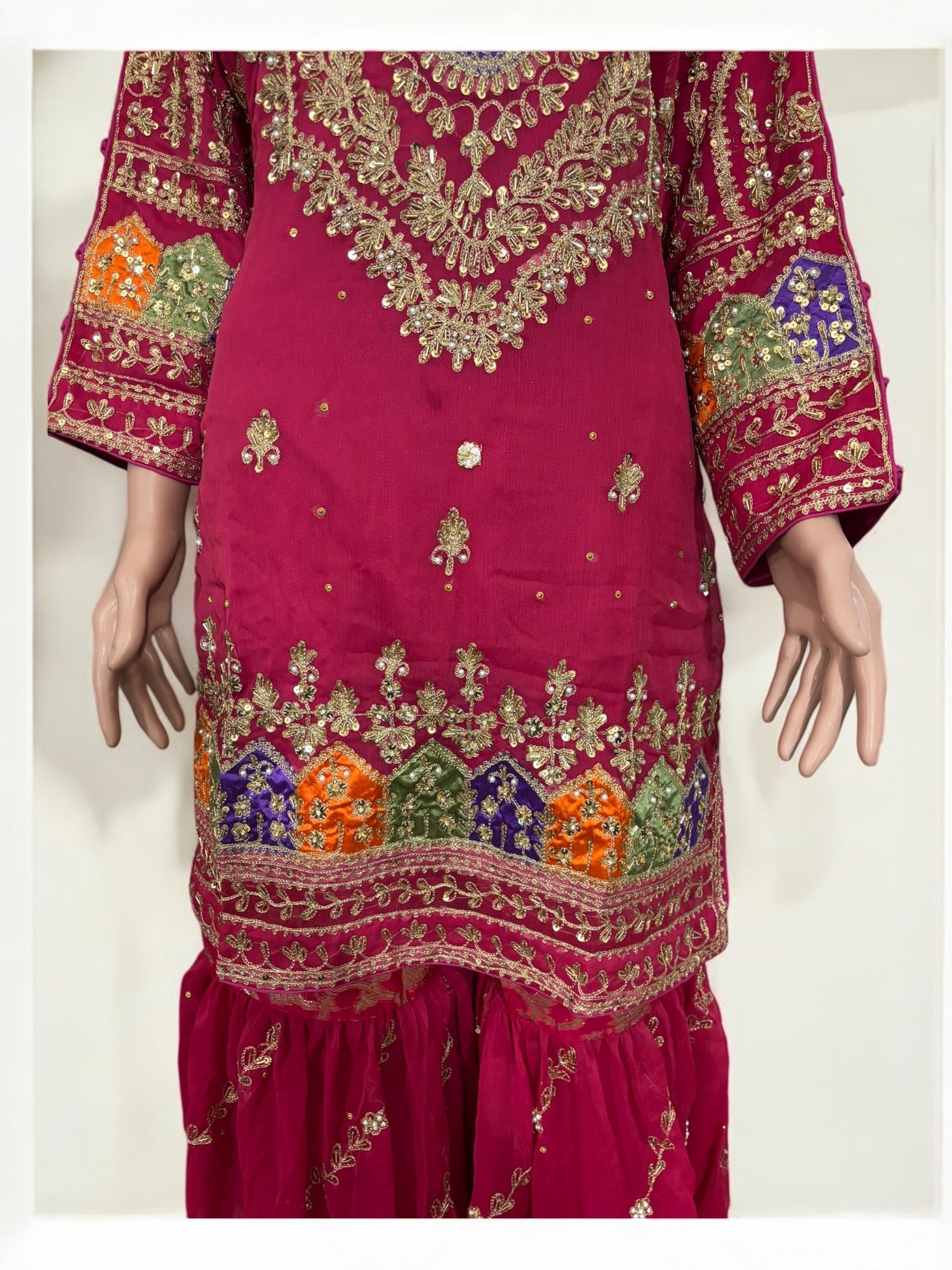 Traditional Garara Designer Salwar Kameez Suit- Ethnic Wear for Women - 232 - Saree Ghor Charlotte