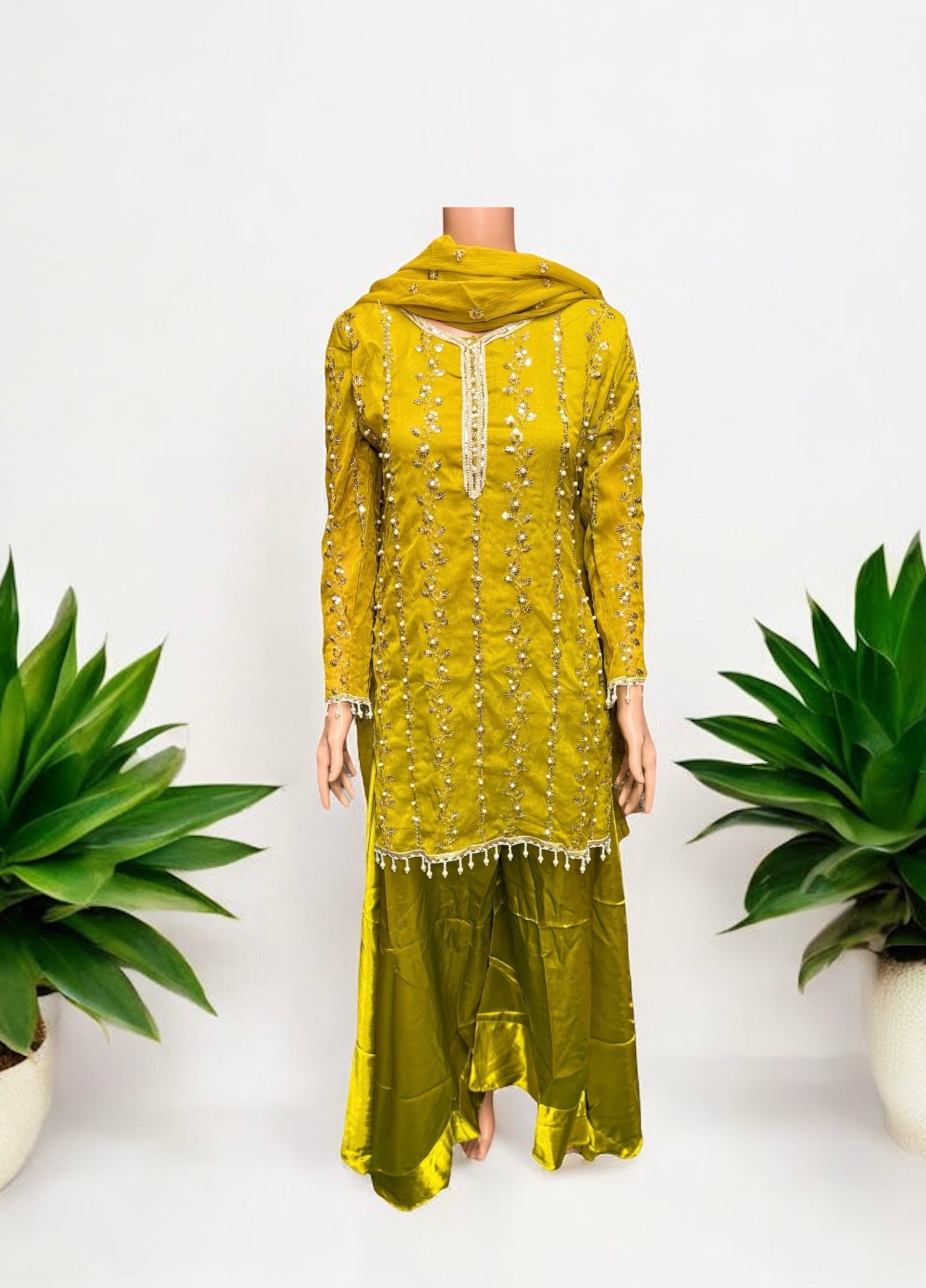 Traditional Great Value Designer Salwar Kameez by Saree Ghor Charlotte, showcasing ethnic wear for women with intricate details.