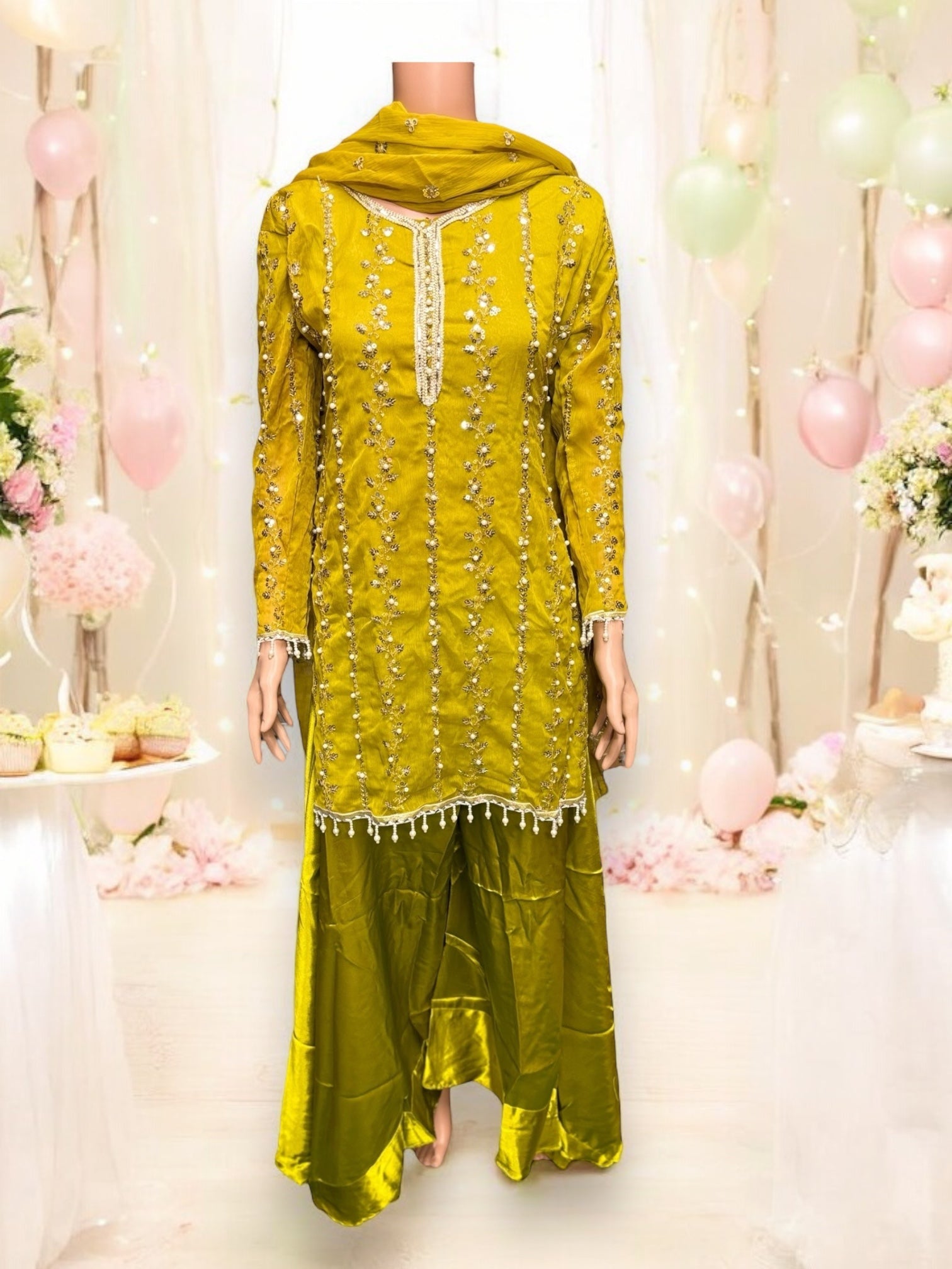Traditional Great Value Designer Salwar Kameez by Saree Ghor Charlotte, ethnic wear for women featuring intricate designs and vibrant fabric.