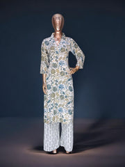 Traditional Kurti set by Saree Ghor Charlotte featuring a salwar kameez with intricate embroidery for women.