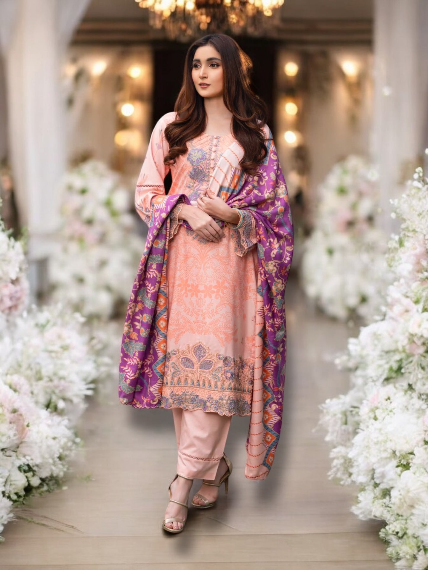 Traditional Pakistani Salwar Kameez – Ethnic Wear for Women-06 - Saree Ghor Charlotte