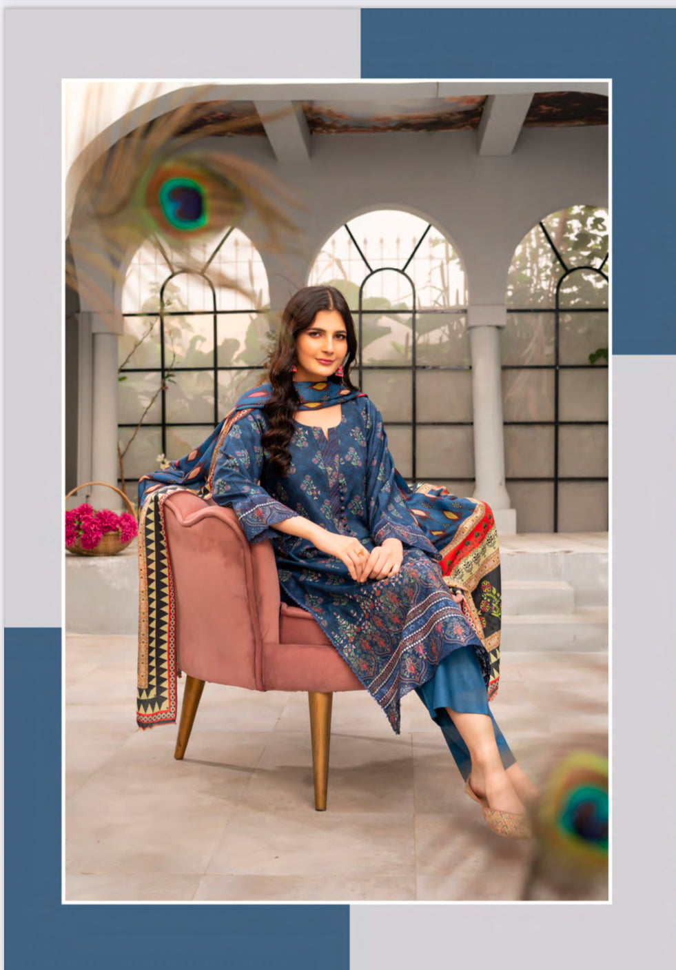 Traditional Pakistani Salwar Kameez by Saree Ghor Charlotte, women’s ethnic outfit with intricate design and vibrant fabric.