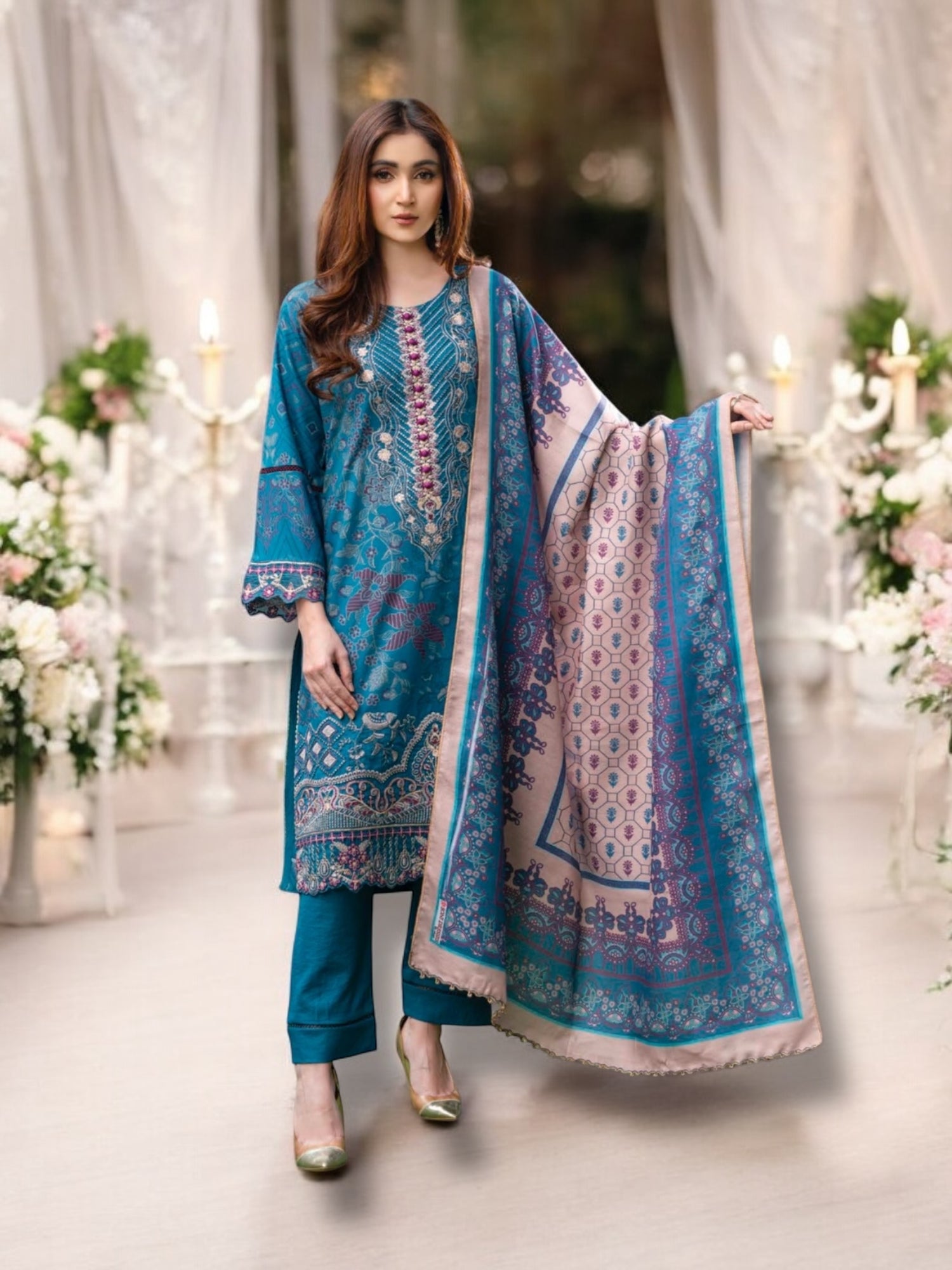 Traditional Pakistani Salwar Kameez – Ethnic Wear for Women-12 - Saree Ghor Charlotte