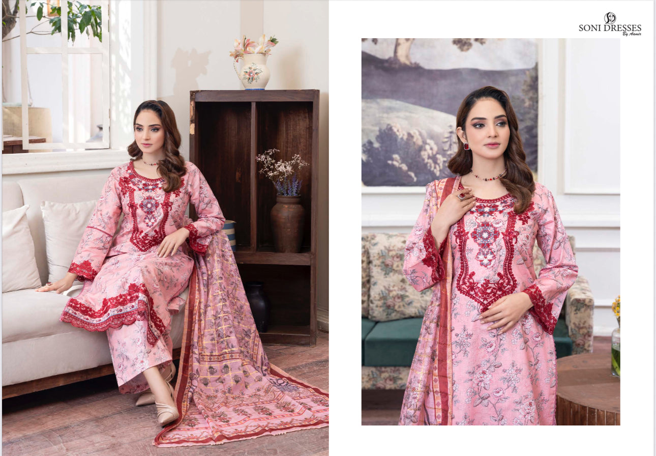 Traditional Pakistani Salwar Kameez by Saree Ghor Charlotte featuring vibrant fabric and intricate embroidery, ethnic wear for women.