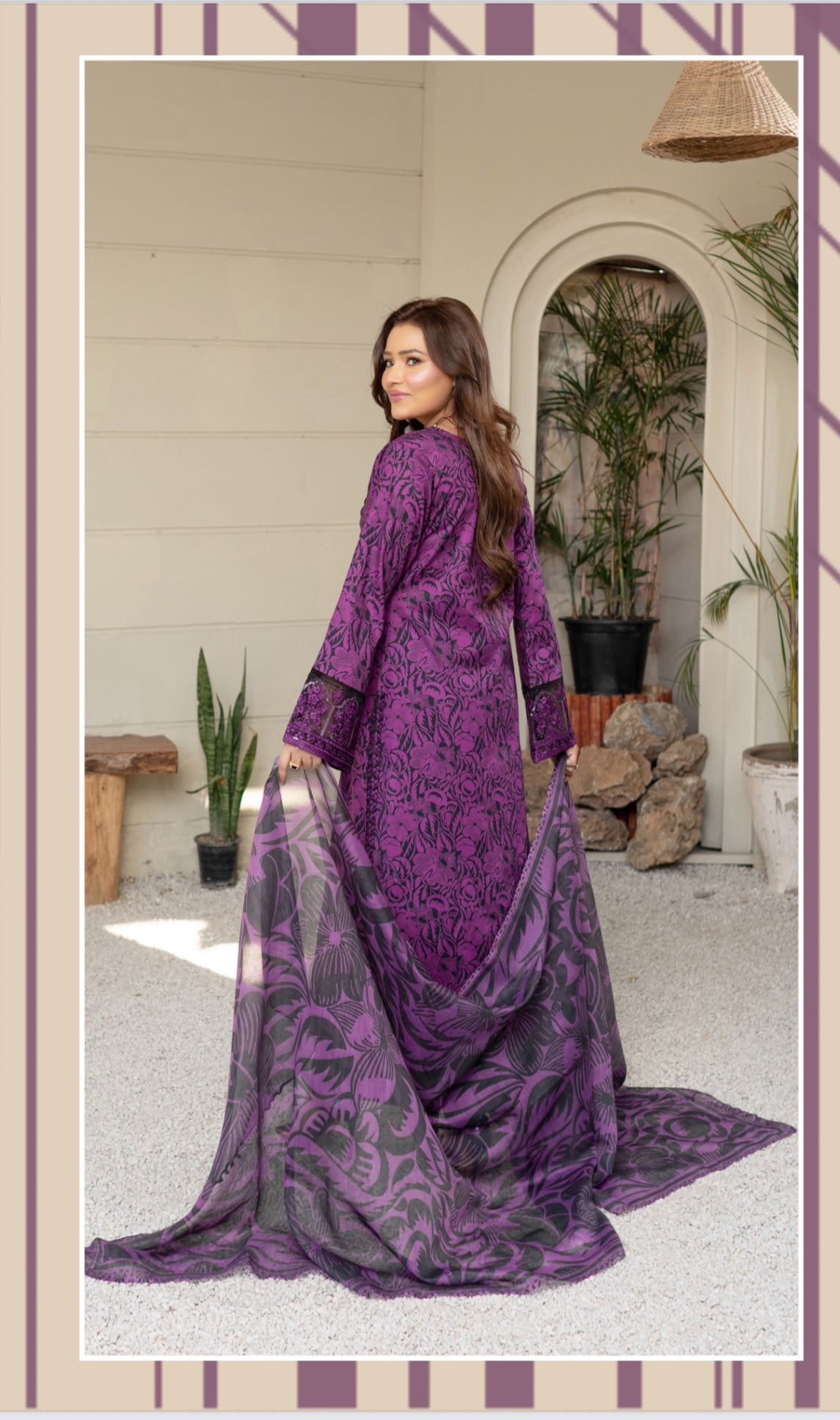 Traditional Pakistani Salwar Kameez by Saree Ghor Charlotte, featuring intricate embroidery and elegant ethnic wear for women.