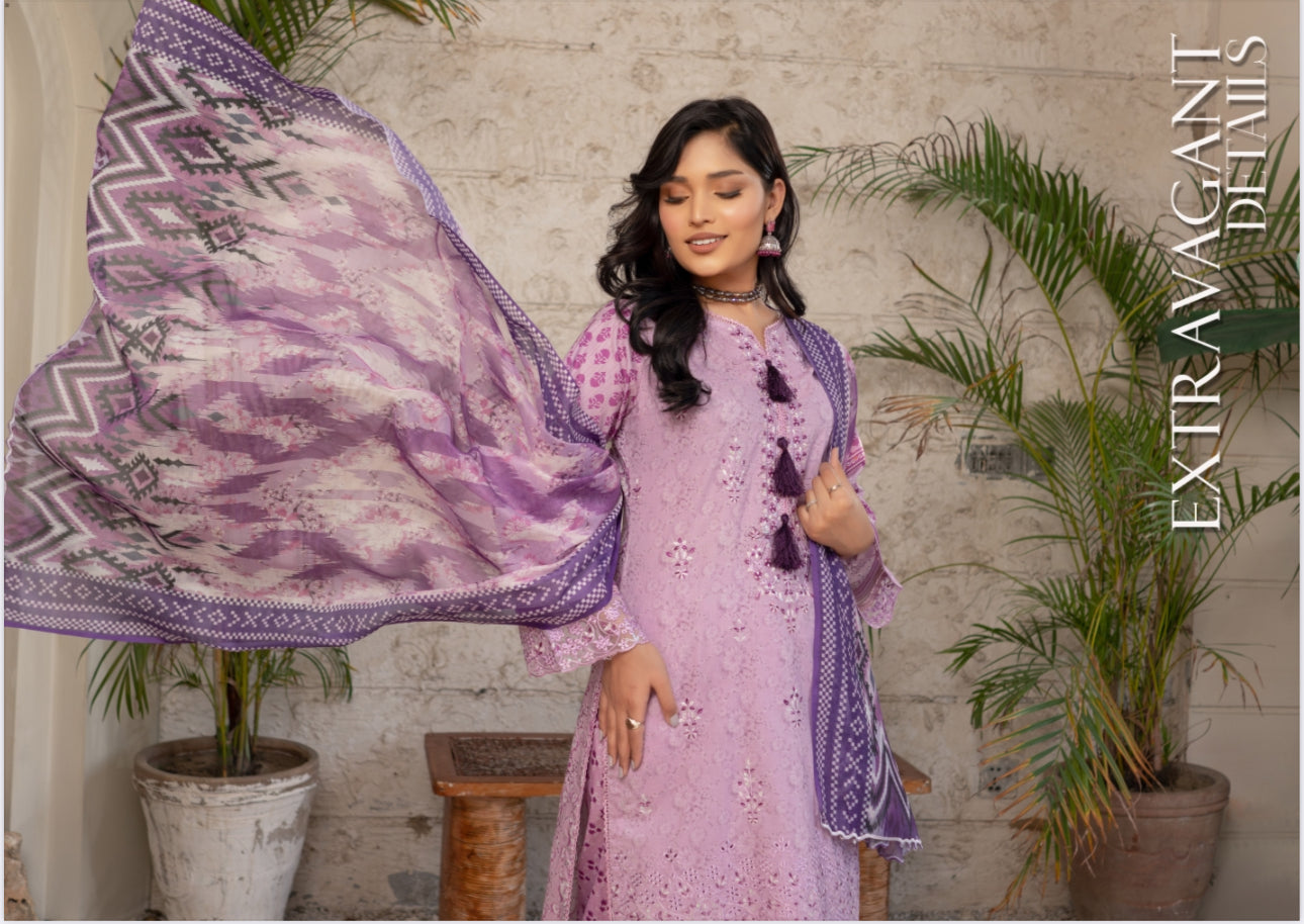 Traditional Pakistani Salwar Kameez by Saree Ghor Charlotte, featuring intricate embroidery and vibrant ethnic wear for women.