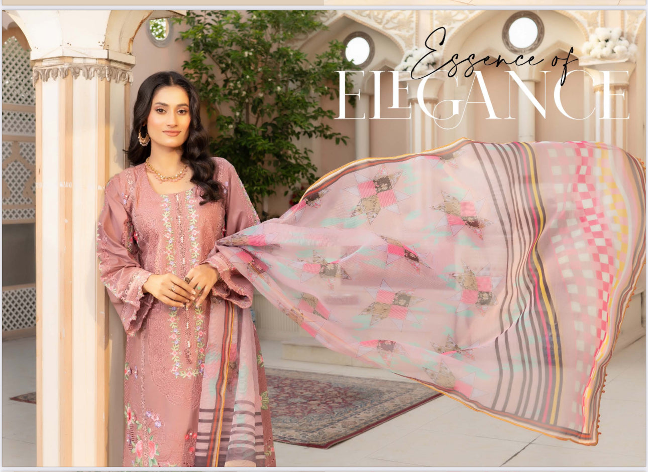 Traditional Pakistani Salwar Kameez by Saree Ghor Charlotte, ethnic women's cultural wear with intricate embroidery and vibrant fabric.