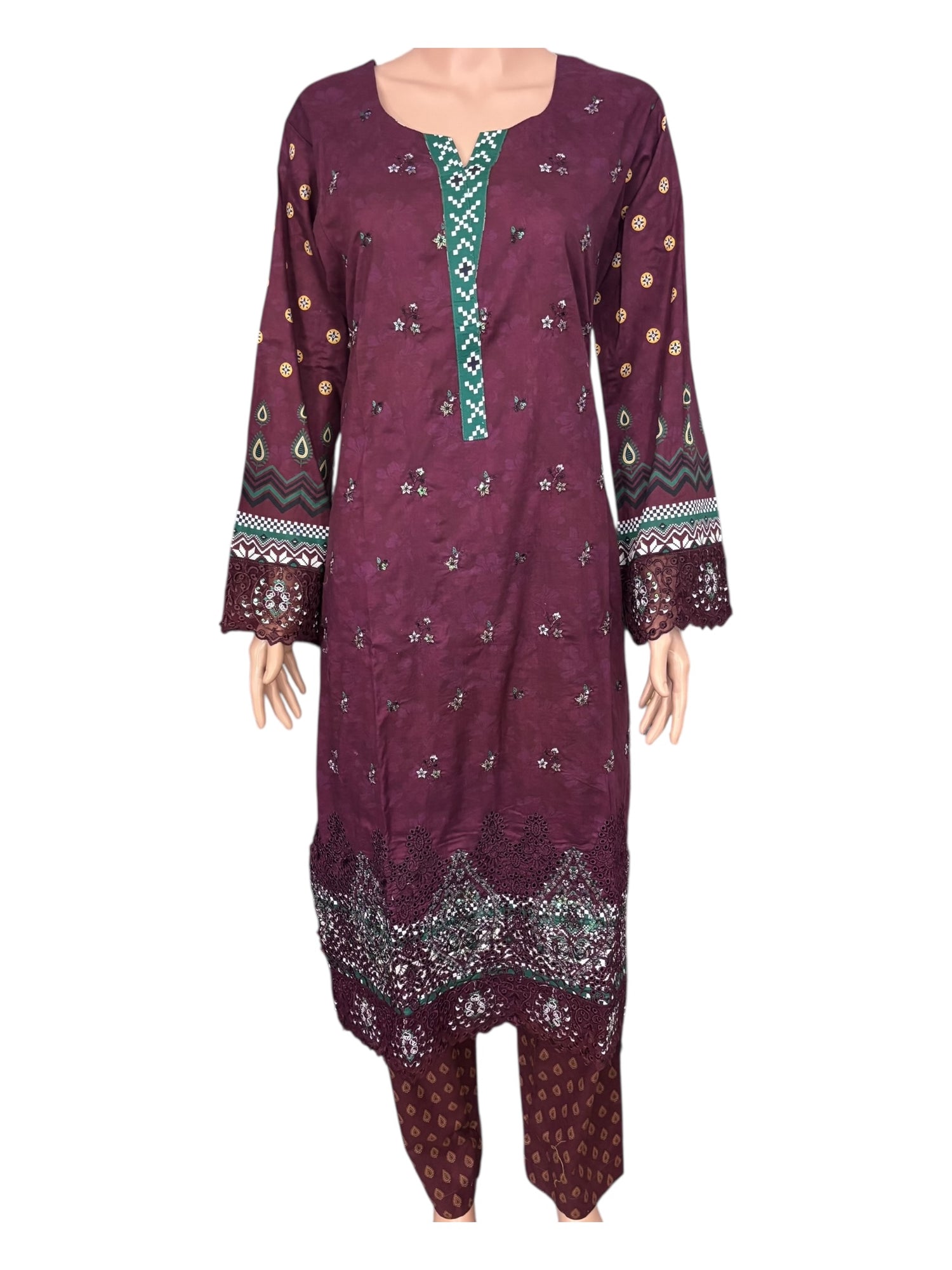 Traditional Pakistani Salwar Kameez – Ethnic Wear for Women-267 - Saree Ghor Charlotte