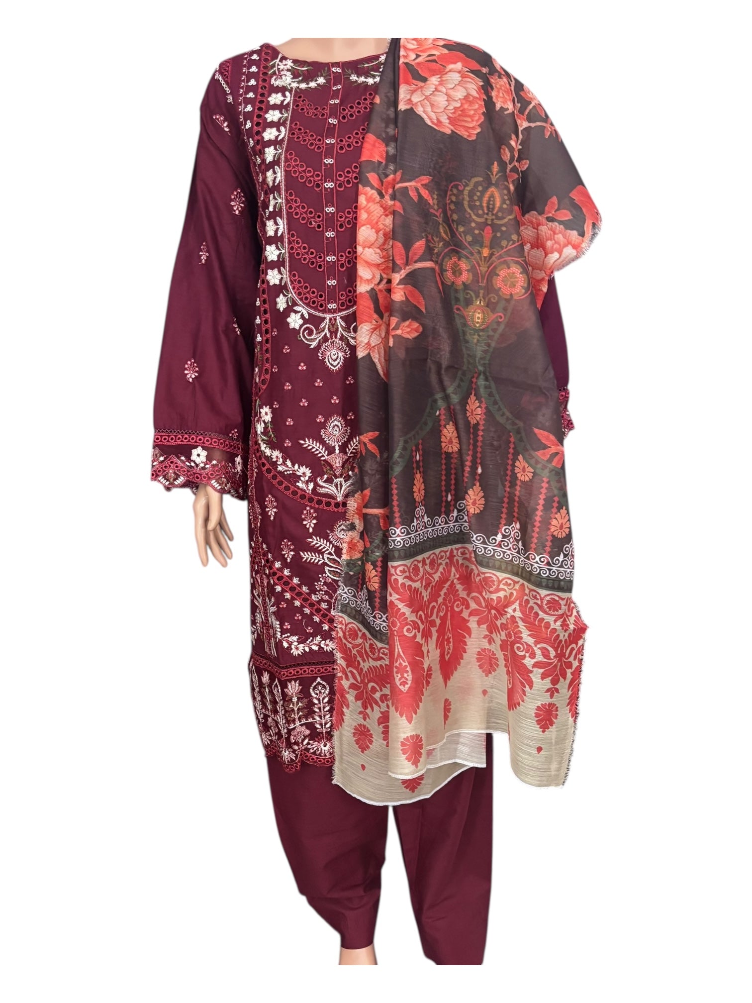 Traditional Pakistani Salwar Kameez by Saree Ghor Charlotte, ethnic wear with intricate embroidery and vibrant fabric for women