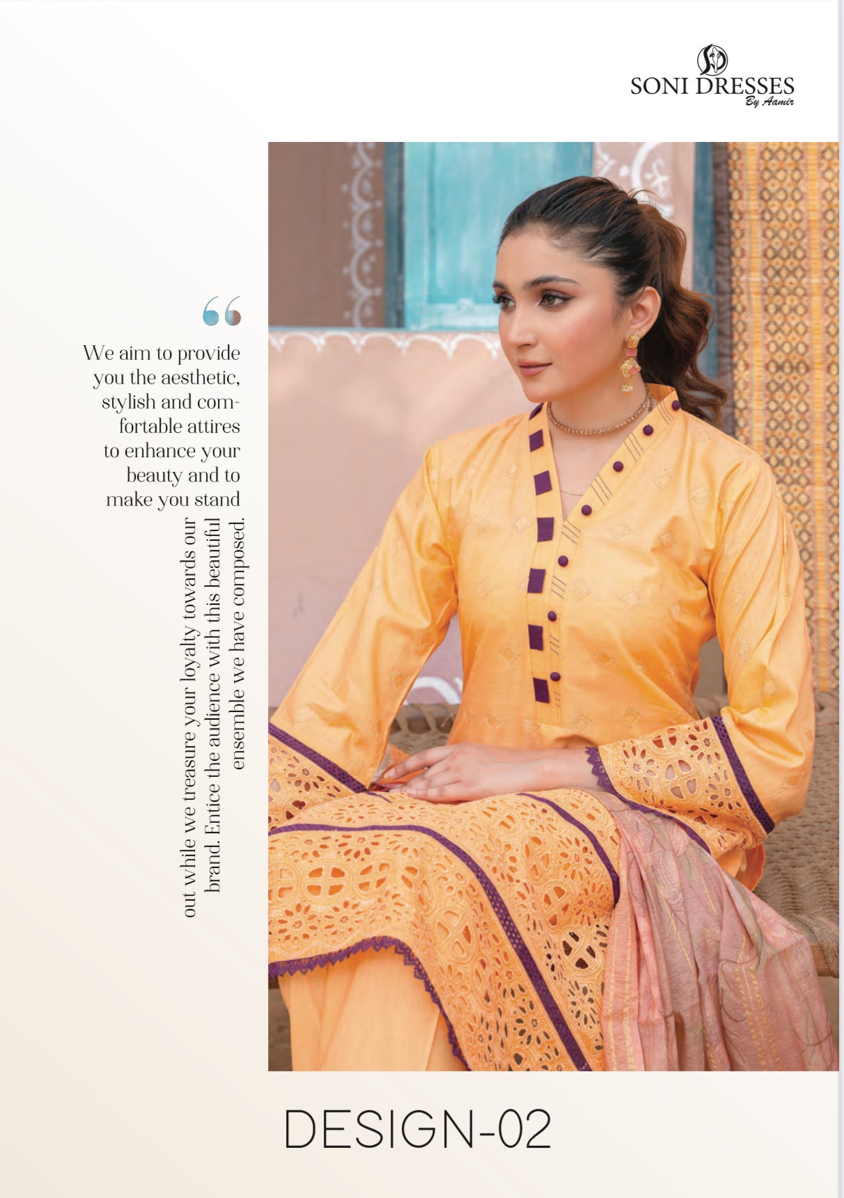 Traditional Pakistani Salwar Kameez set by Saree Ghor Charlotte, colorful ethnic wear for women with intricate embroidery and vibrant fabric.